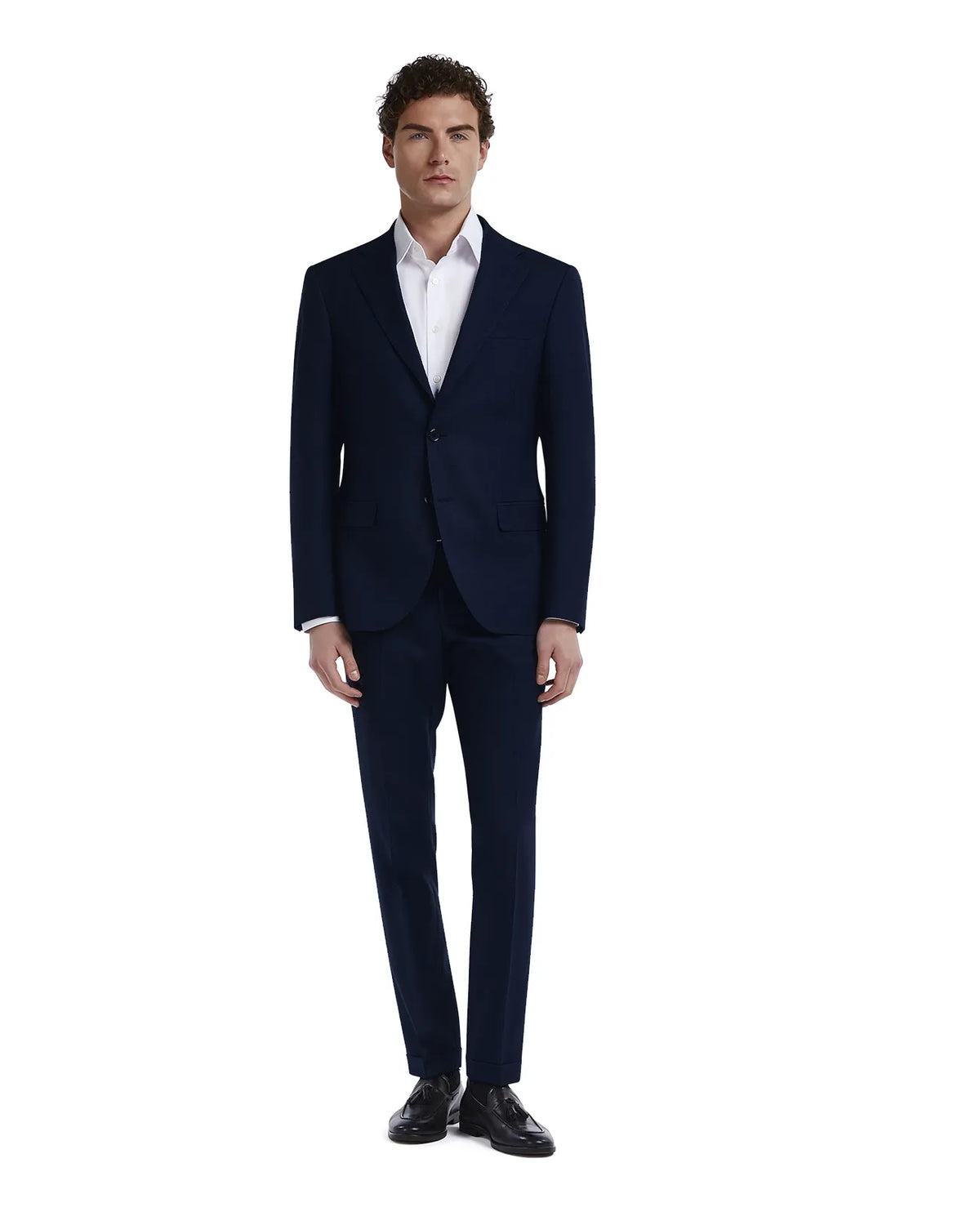 Vestido Ginevra estructurado azul