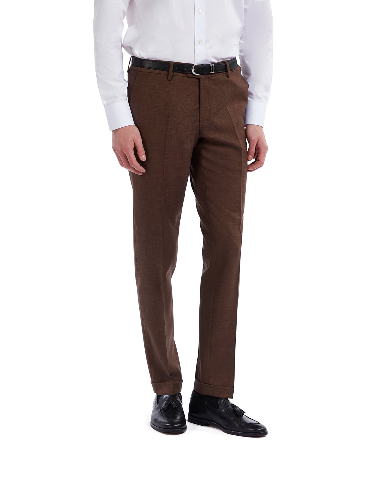 Sydney brown pinstripe suit