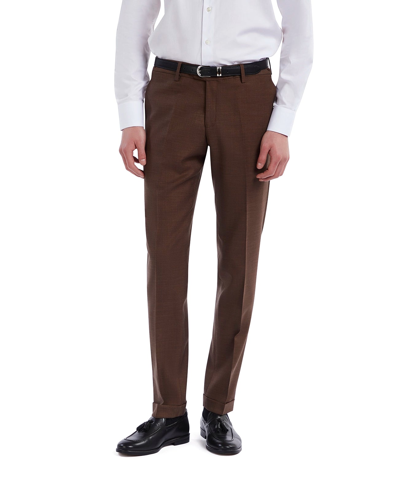 Sydney brown pinstripe suit