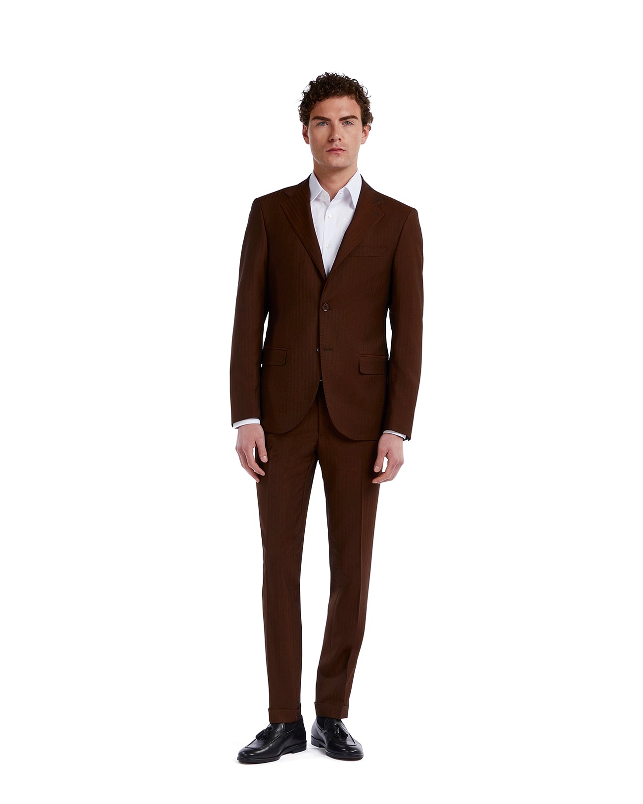 Paris brown solaro suit