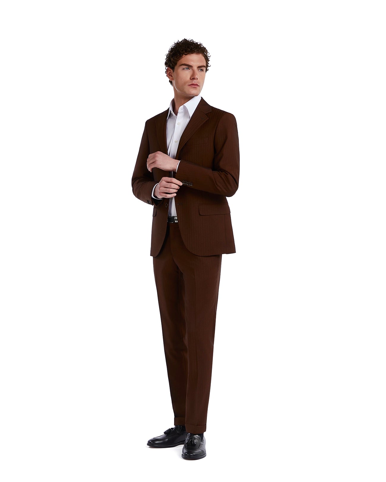 Paris brown solaro suit