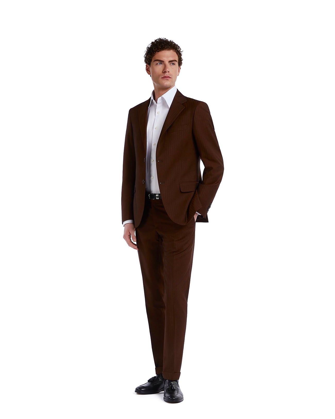 Paris brown solaro suit