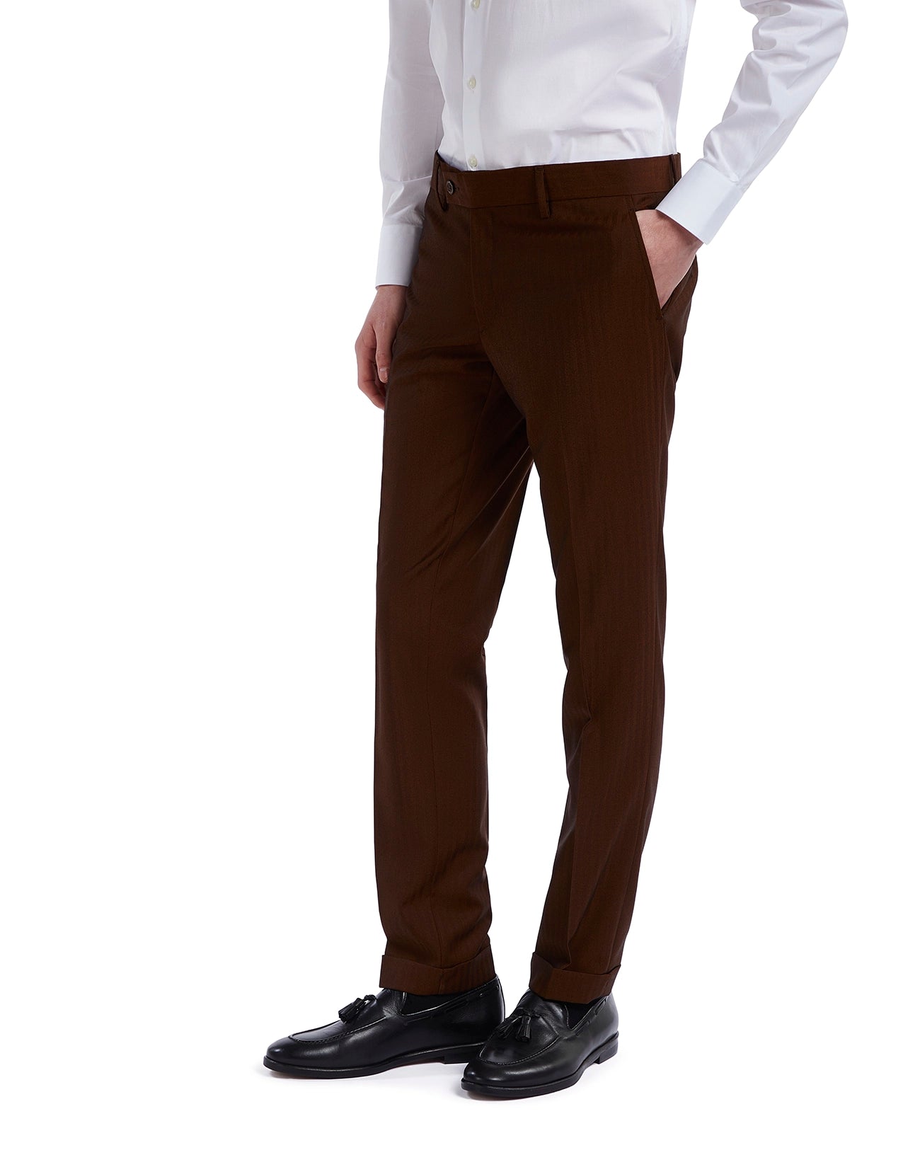 Paris brown solaro suit