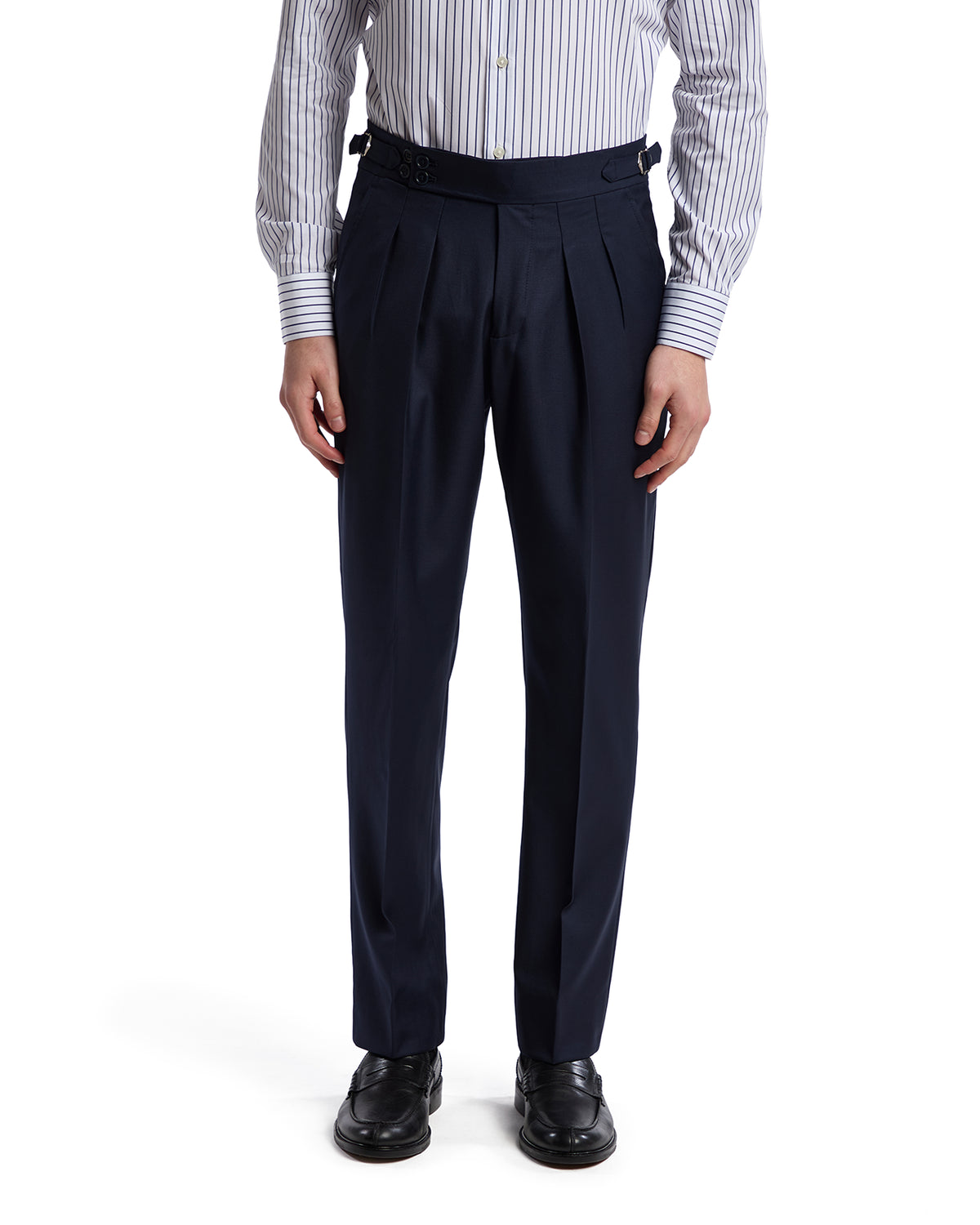 Pantalone Alto in lana Perennial Canonico blu