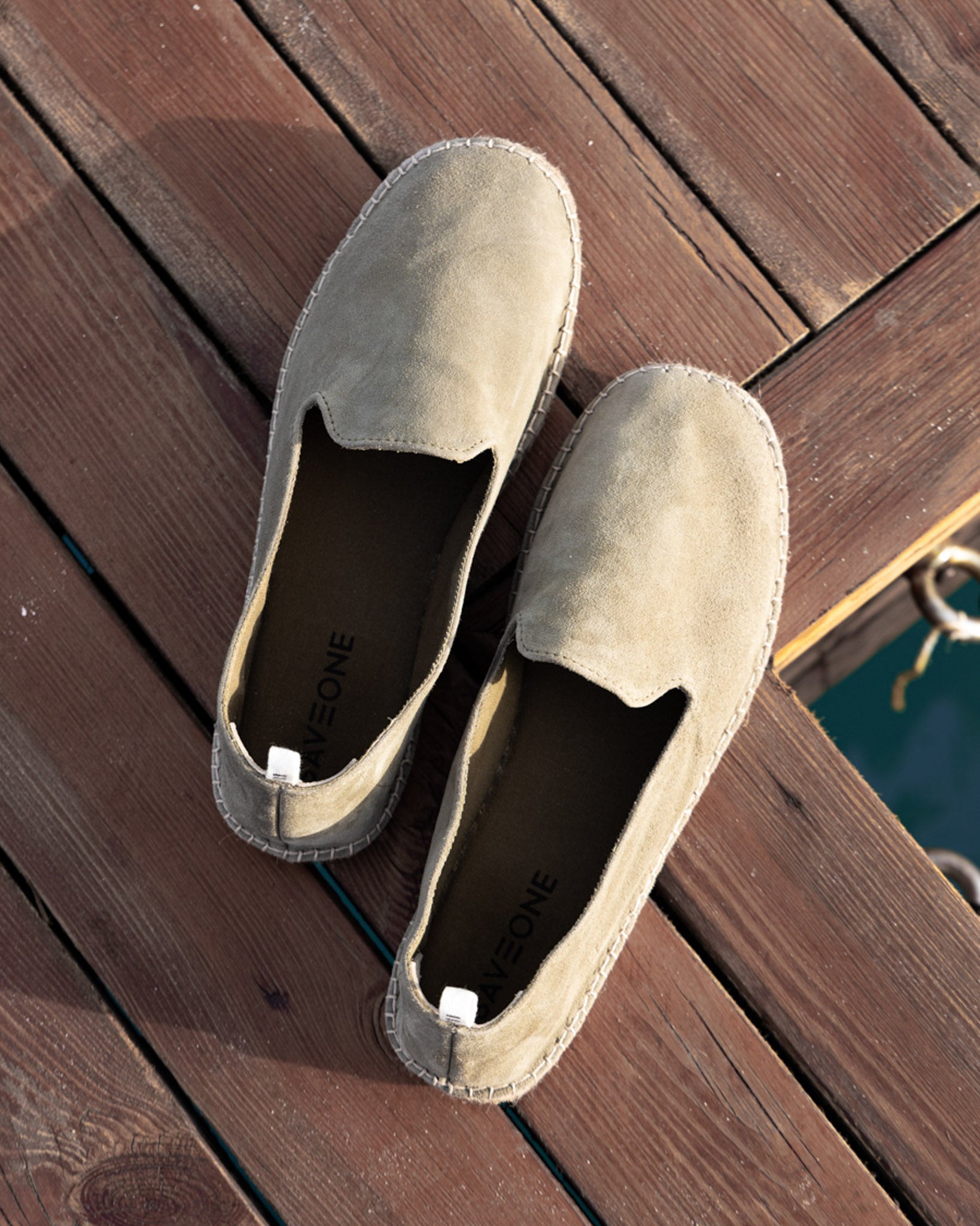 Athens - beige suede espadrilles