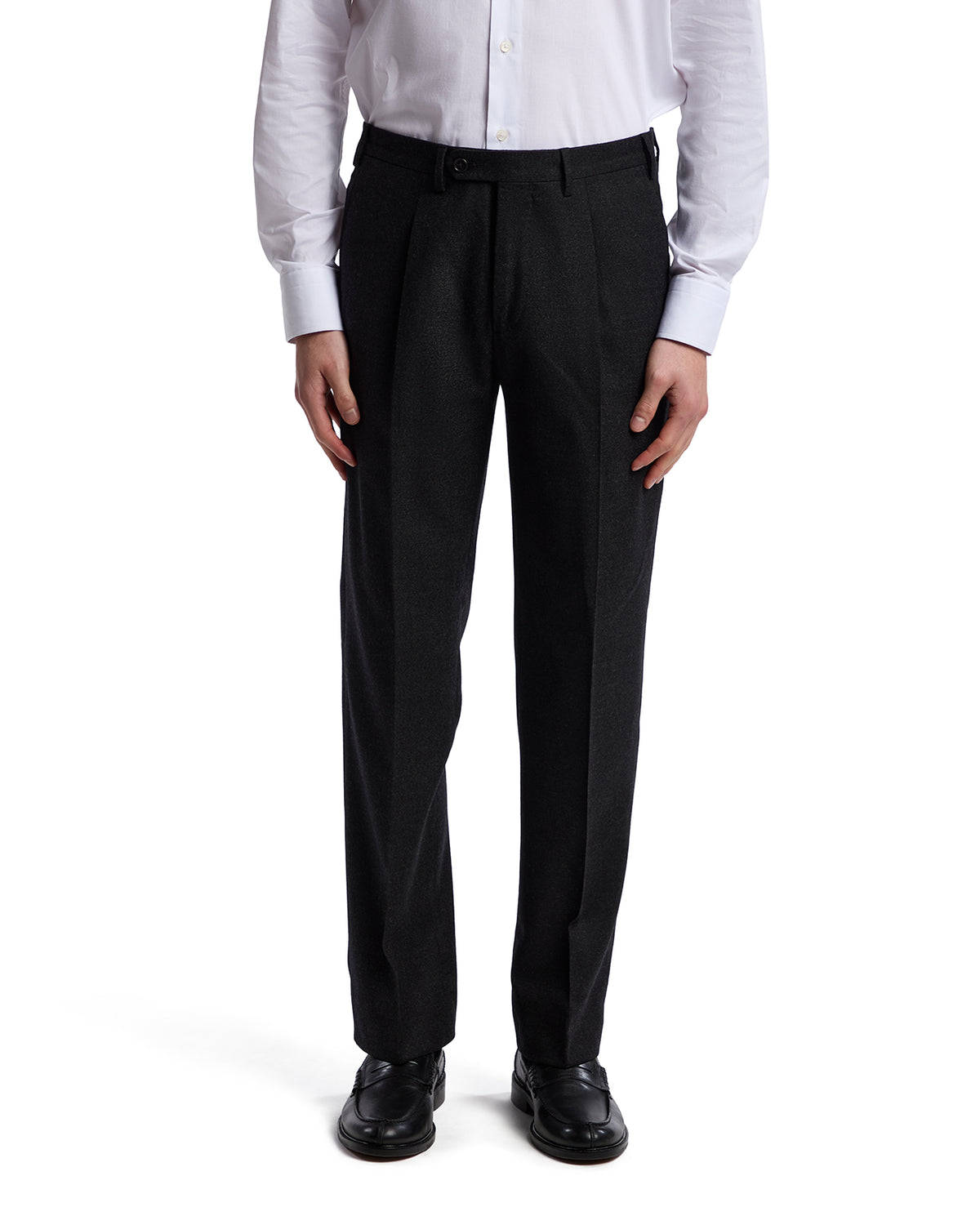Pantalone Classic in flanella Rugby Drago antracite