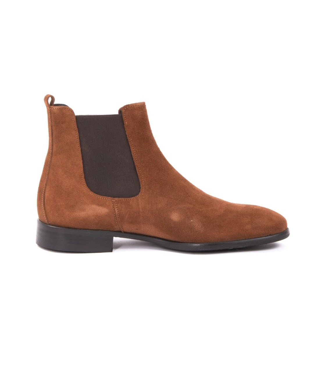 Dre - chelsea boots in camoscio cammello sporcato