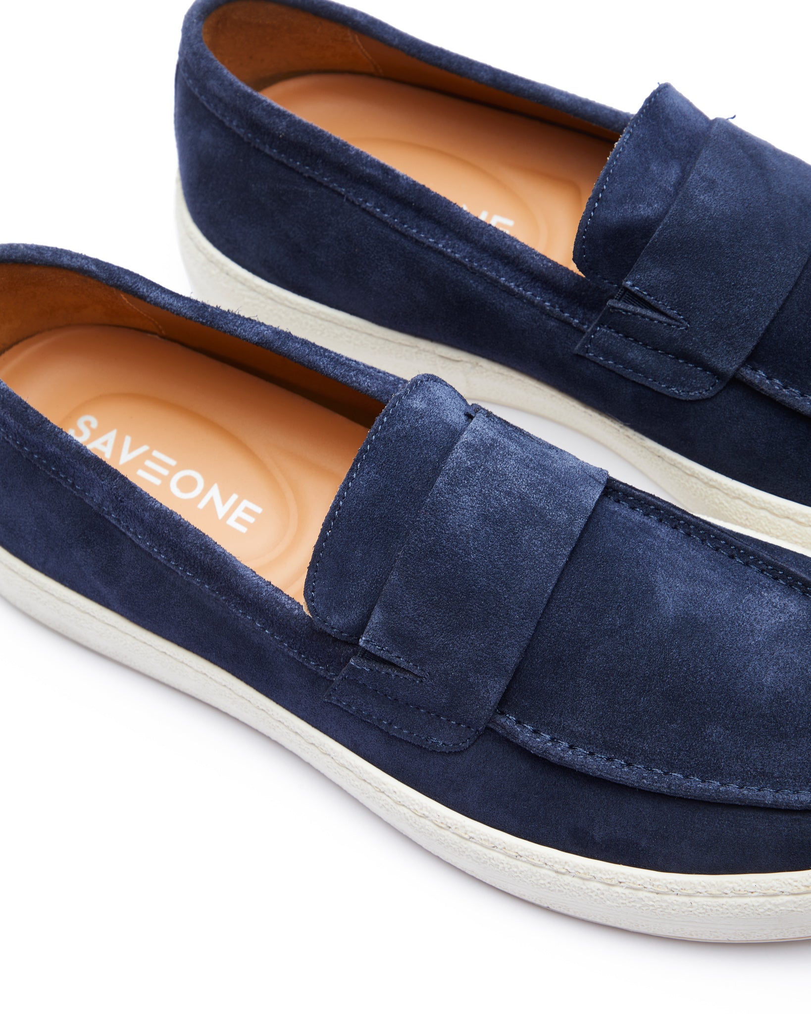 Mocasín Maxime de ante azul