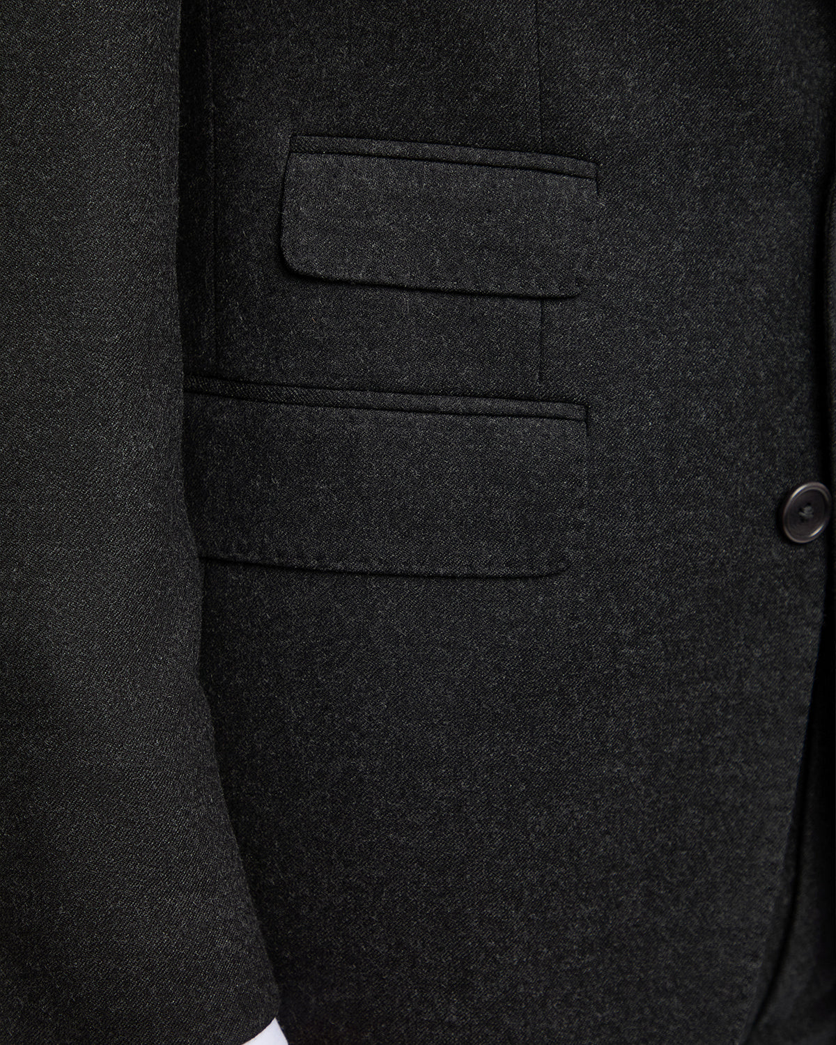 Veste Milano en flanelle Rugby Drago anthracite