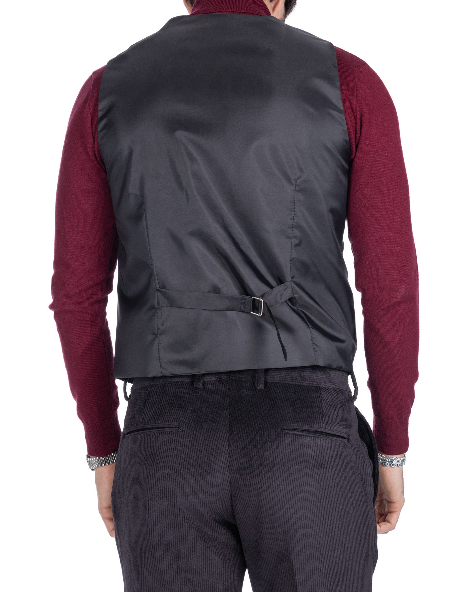 Mads - gilet en velours noir