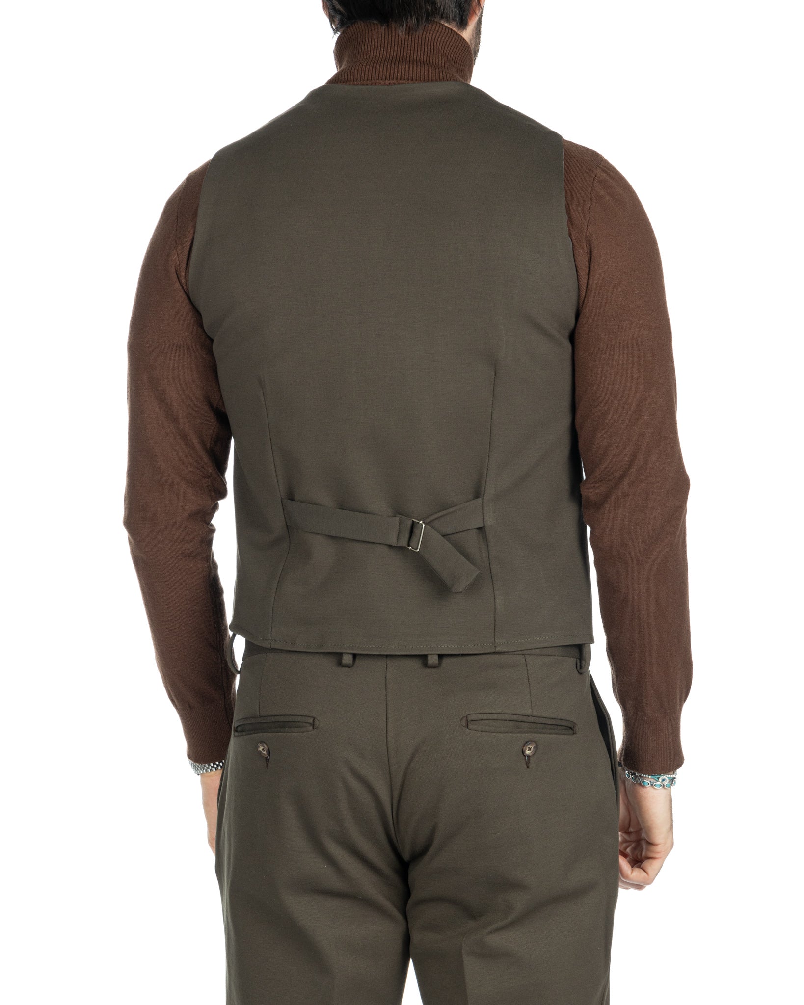 Dresde - gilet gris à simple boutonnage