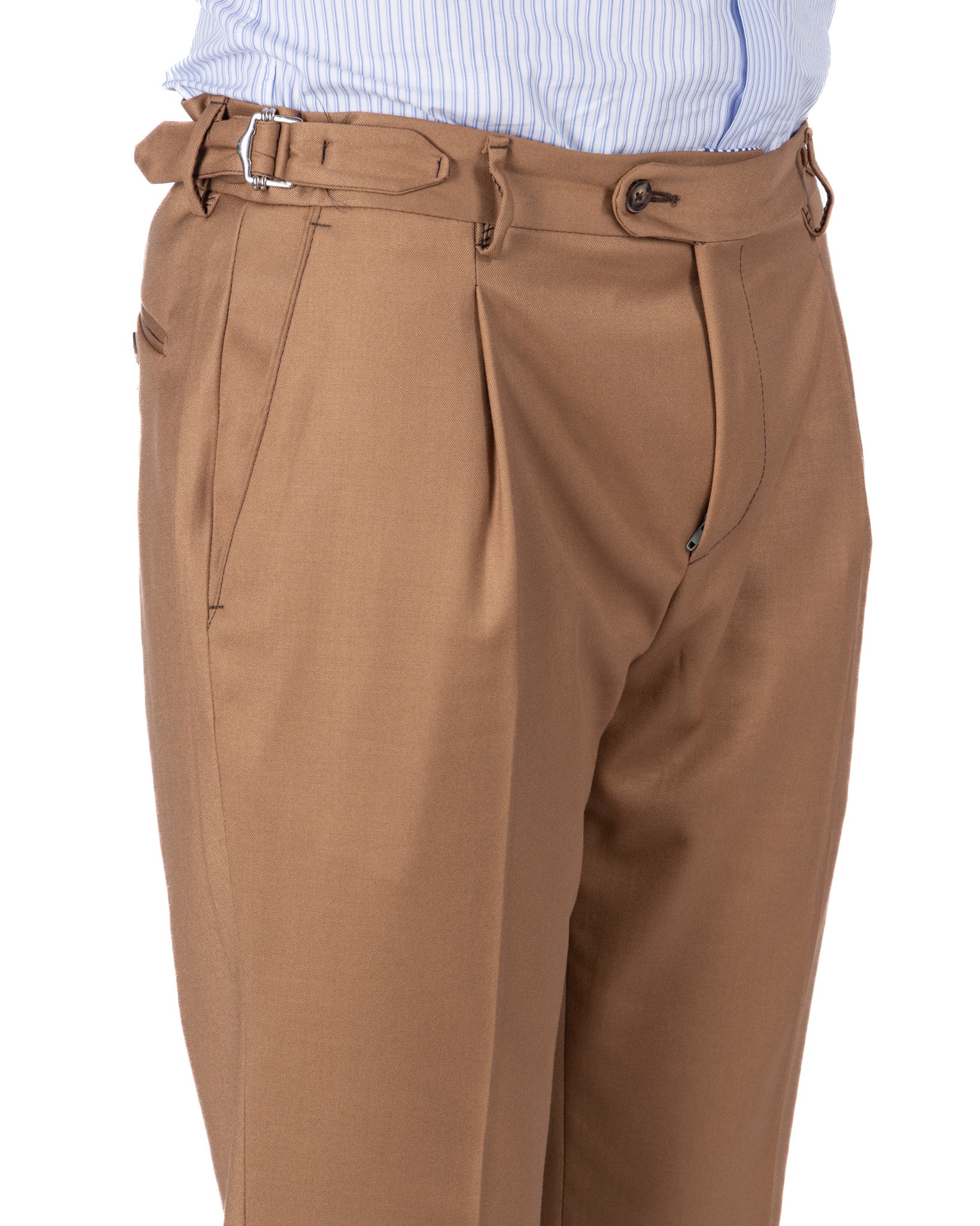Monopoli - trousers with camel buckles