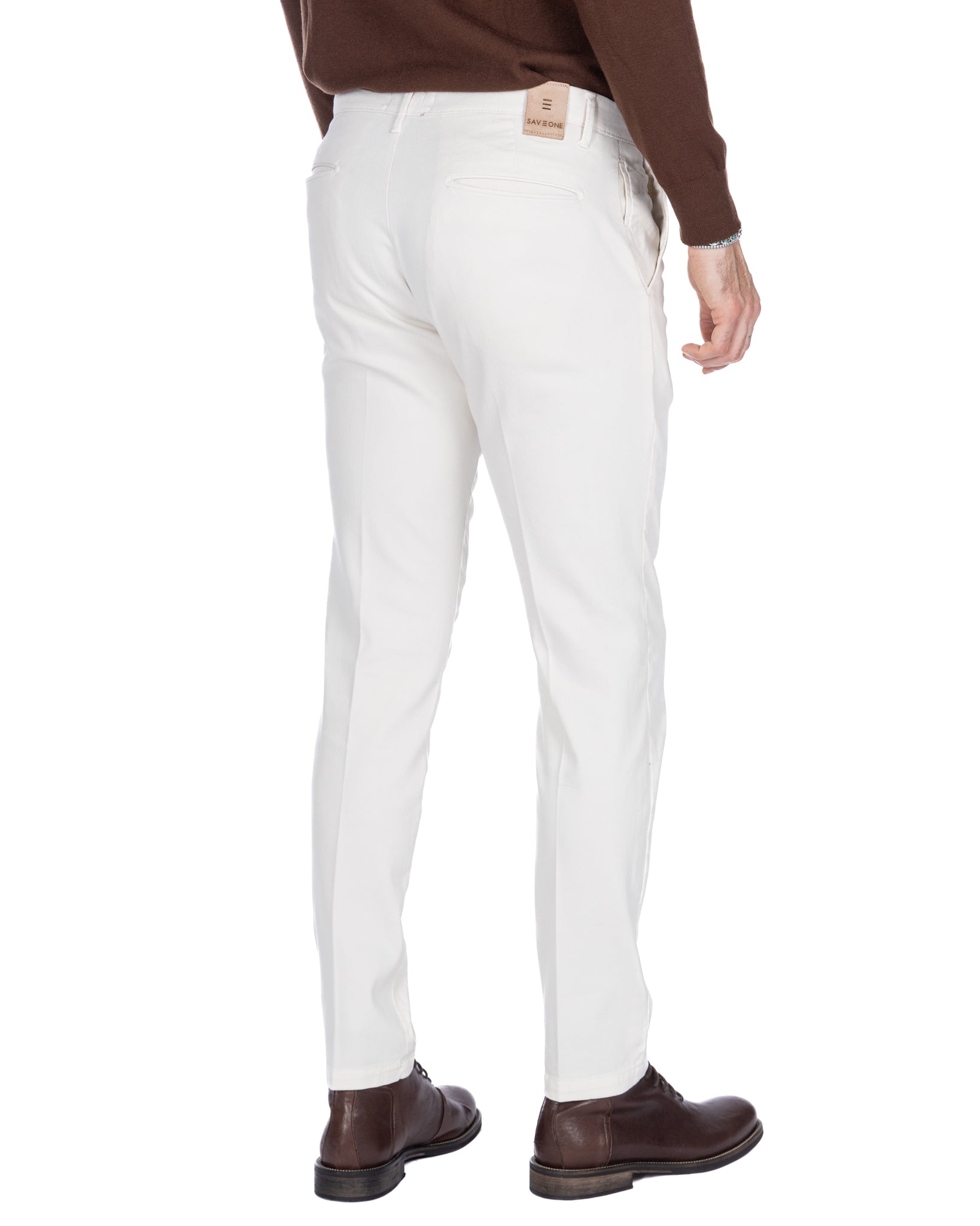 Jack - pantalone armaturato panna