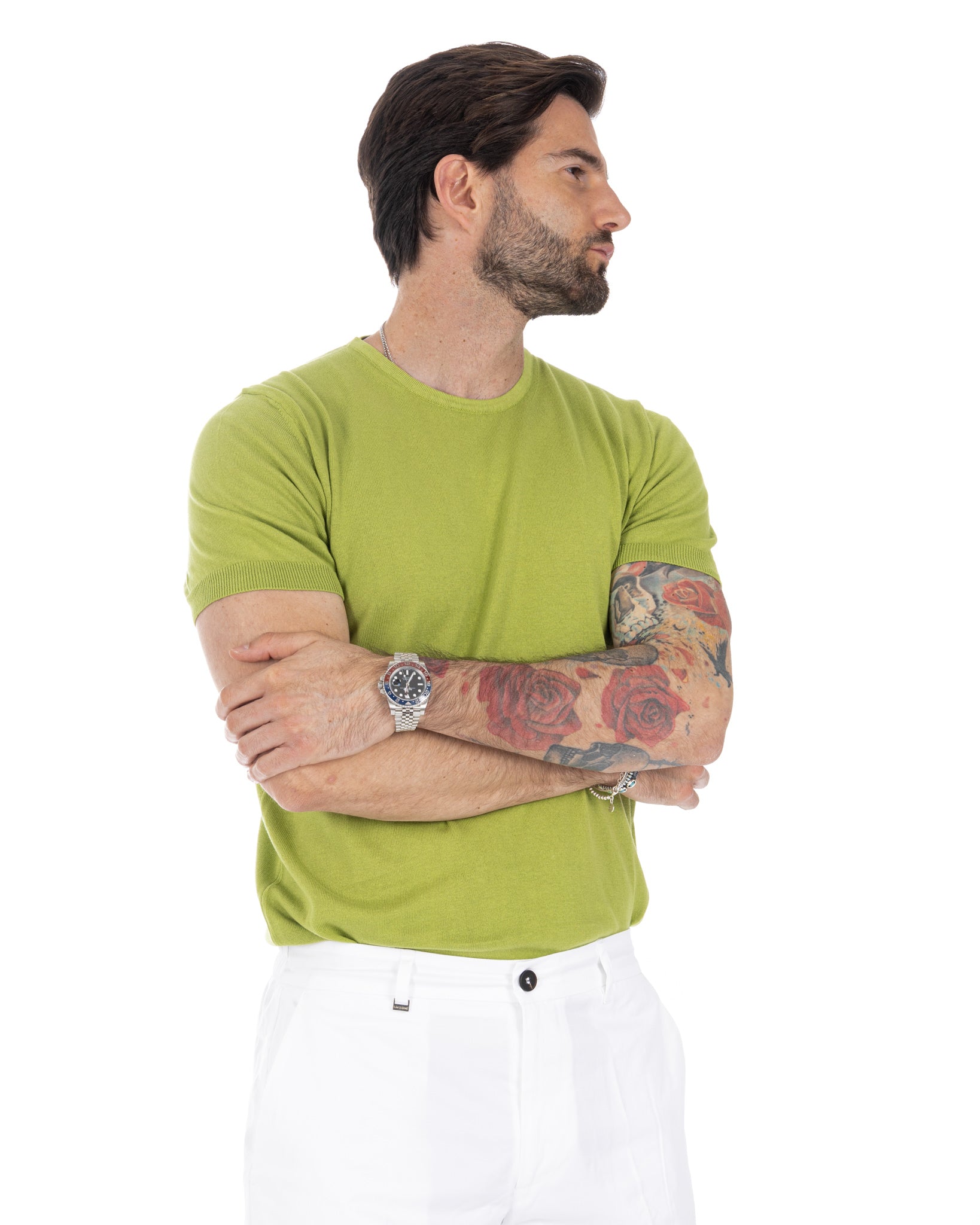 Jannik - t-shirt in maglia bamboo