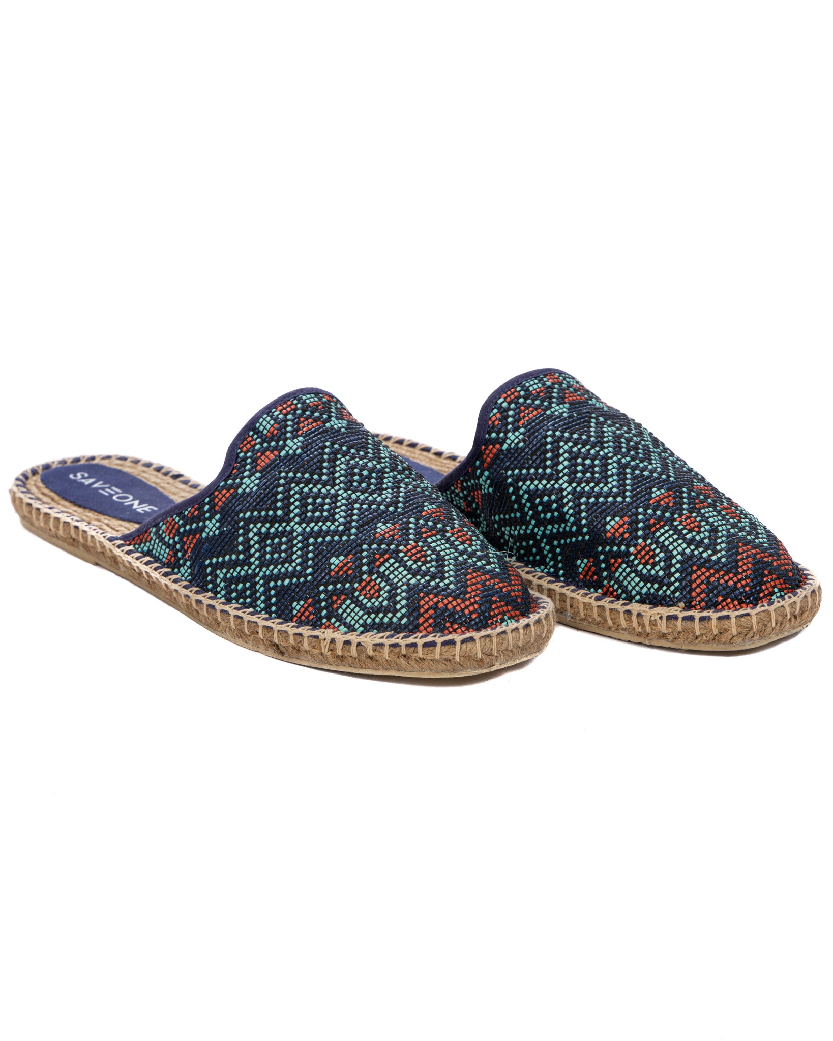 Portofino - mules espadrillas blu multicolor