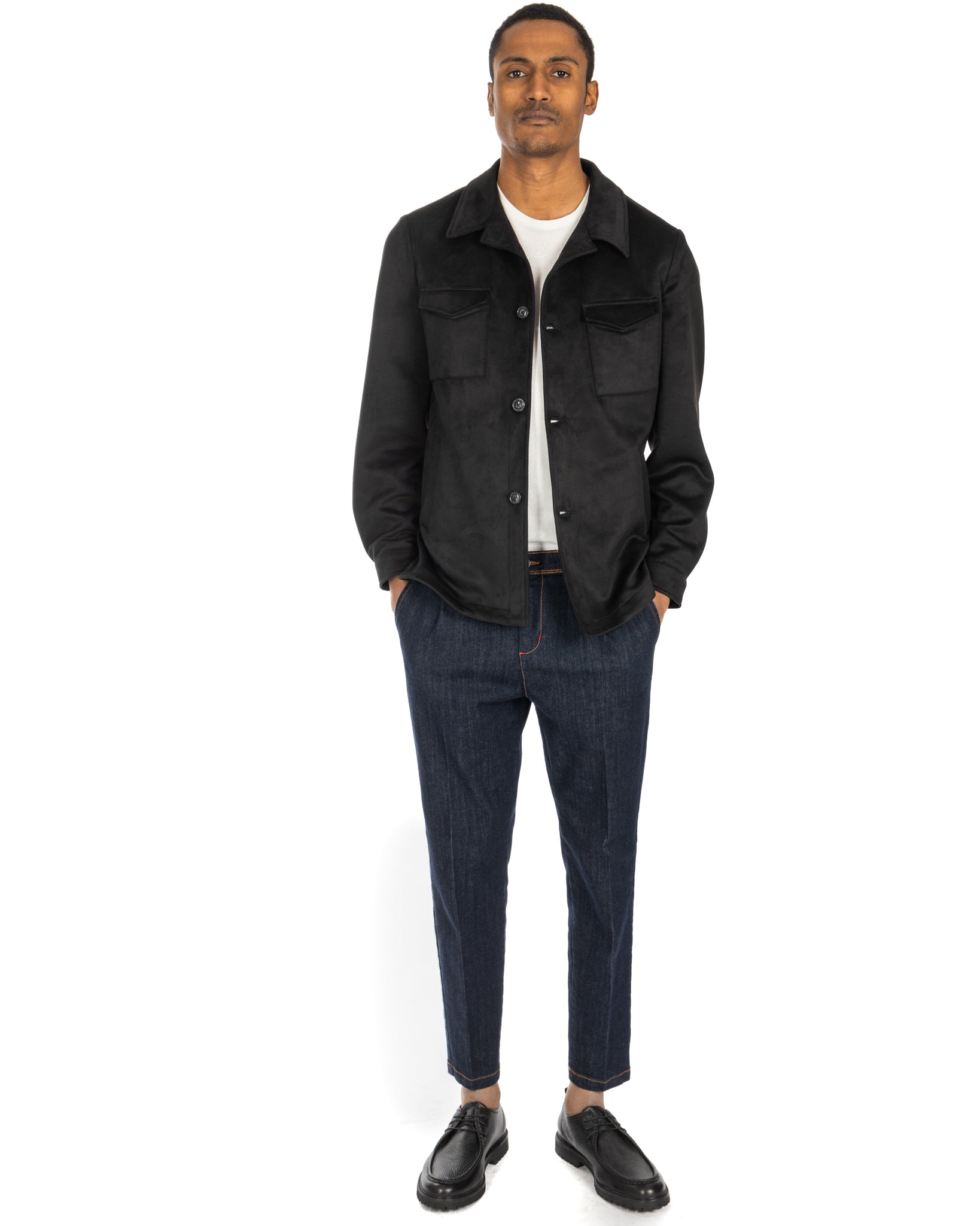 Meridion - black suede jacket