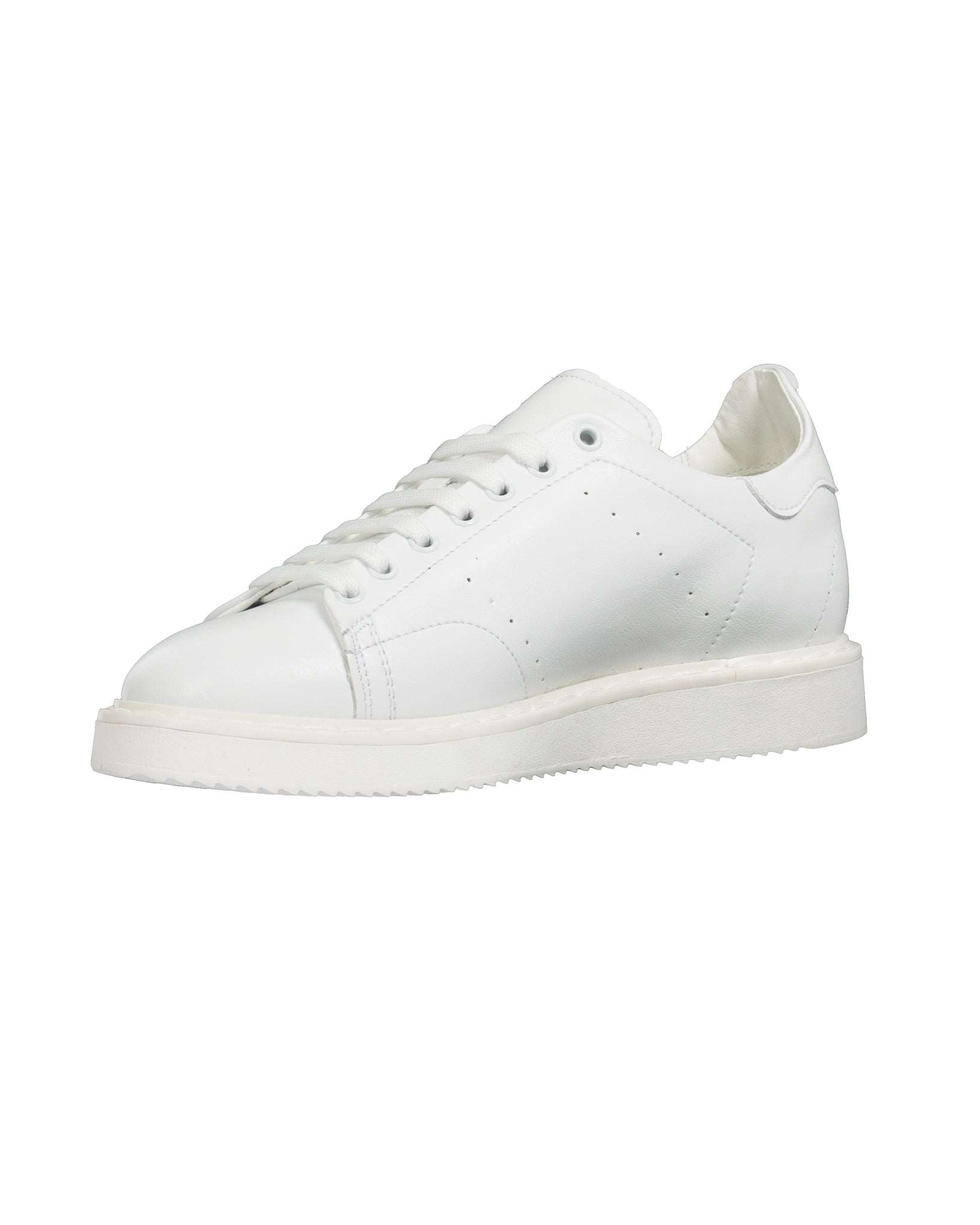 S01 - zapatillas de piel blanca