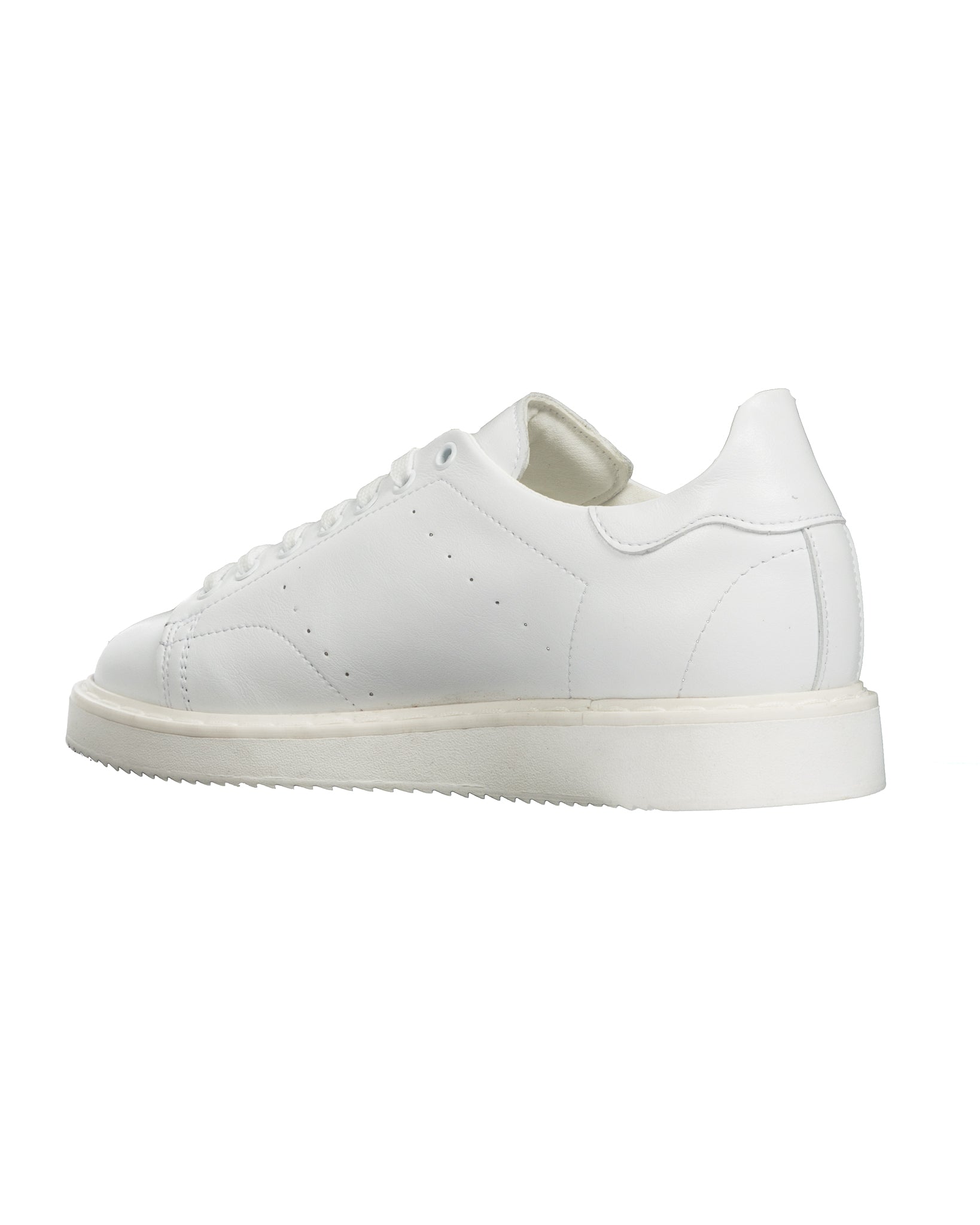 S01 - zapatillas de piel blanca
