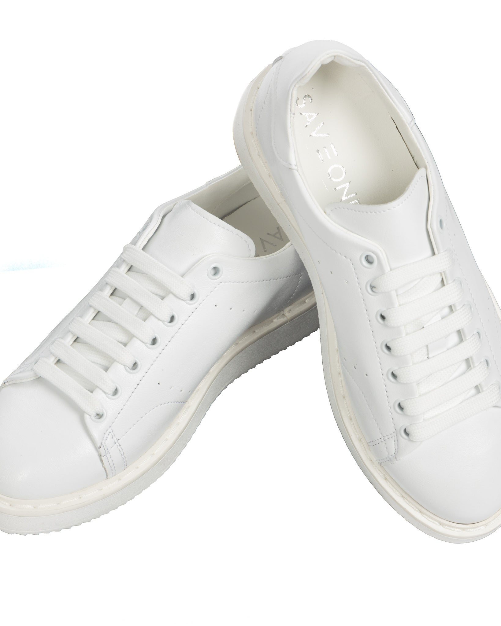 S01 - sneakers in pelle bianca