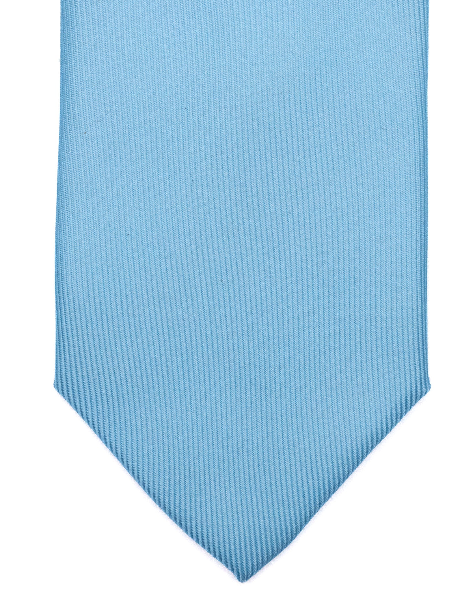 Tie - in blue woven silk