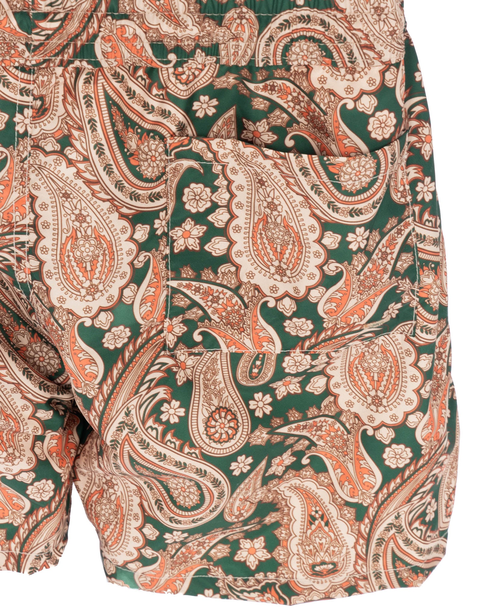 Tropea - traje de baño fantasía paisley verde