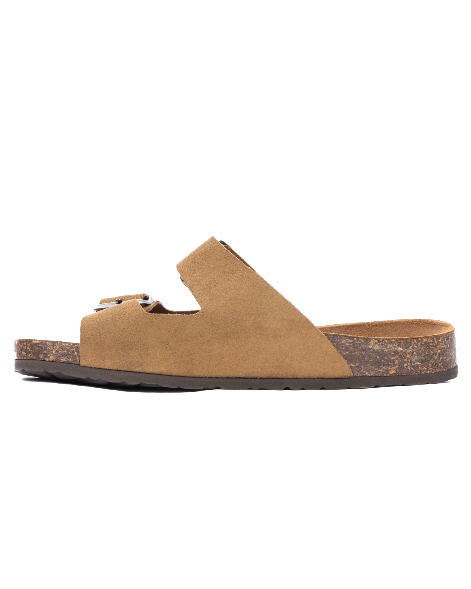 Lapo - ciabatte beige in camoscio