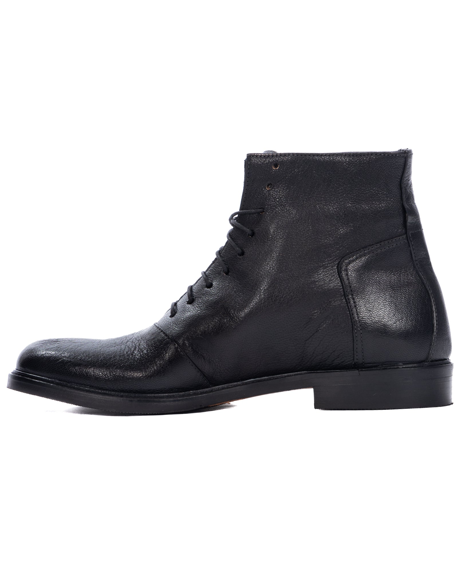 Houston - black leather boot
