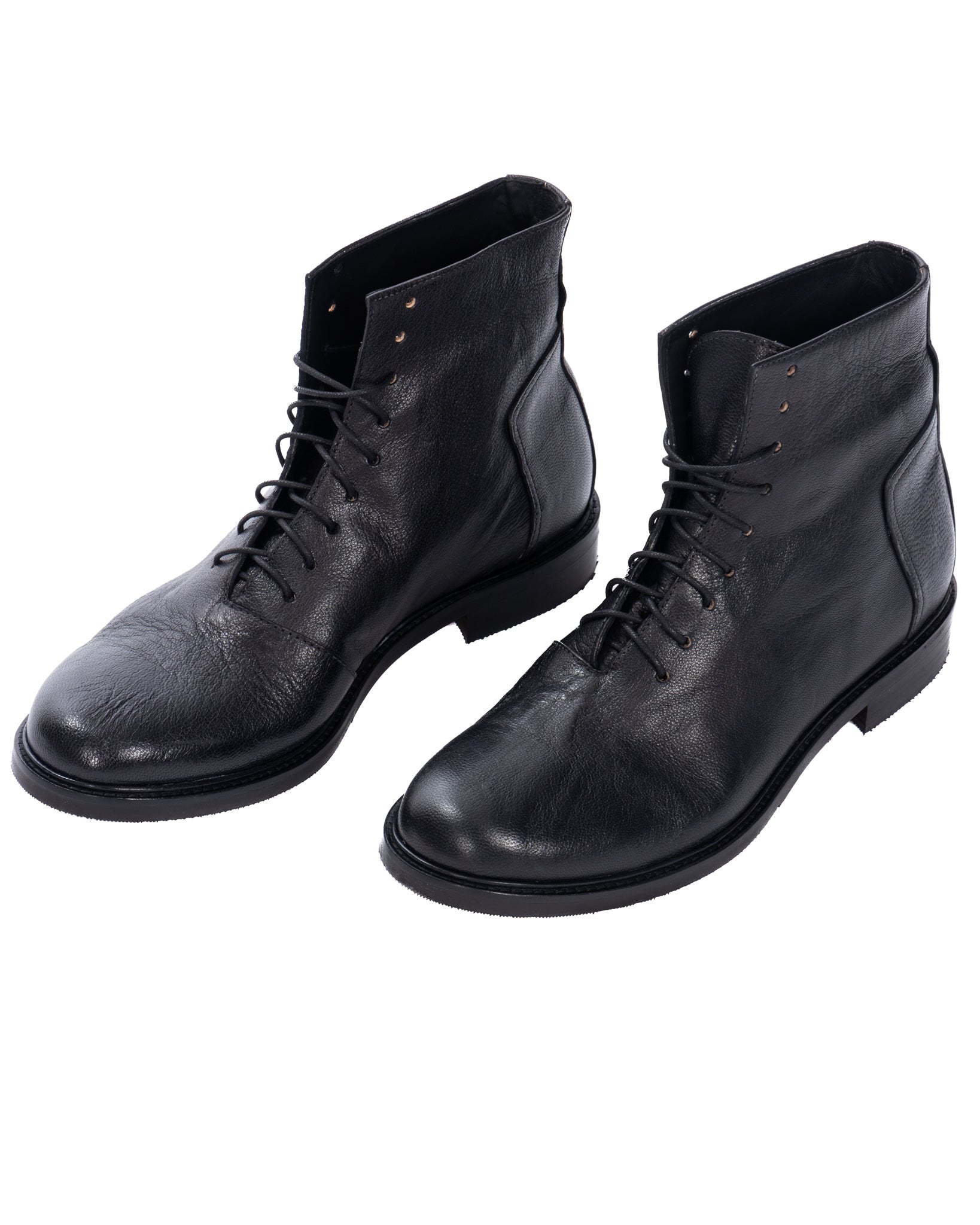 Houston - black leather boot