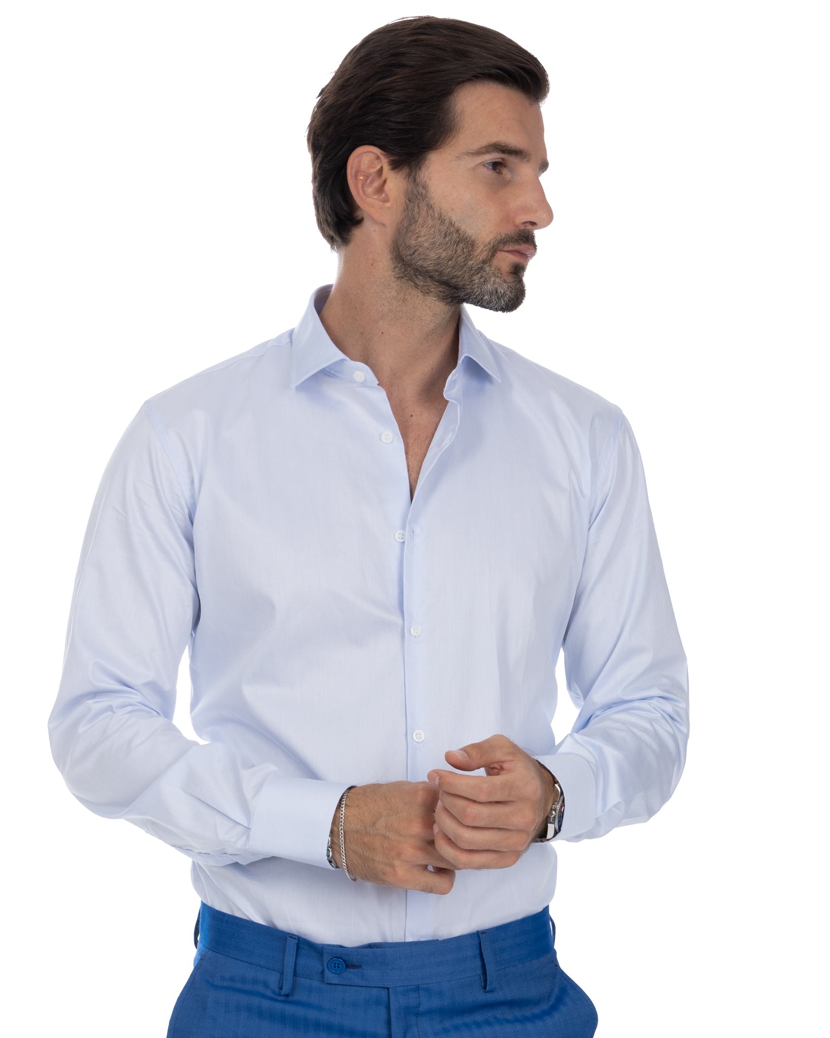 Desert - light blue twill shirt