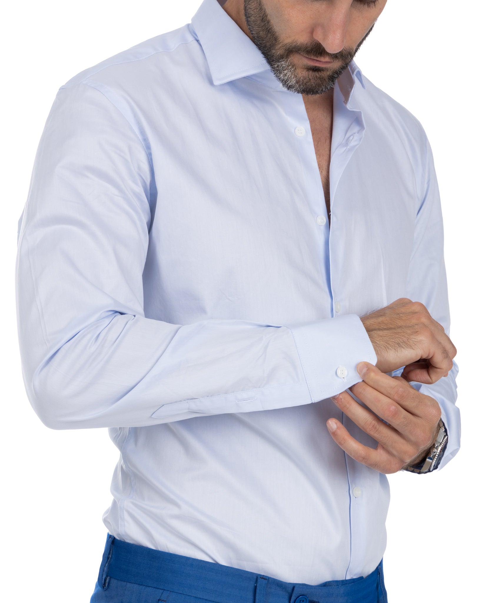 Desert - light blue twill shirt