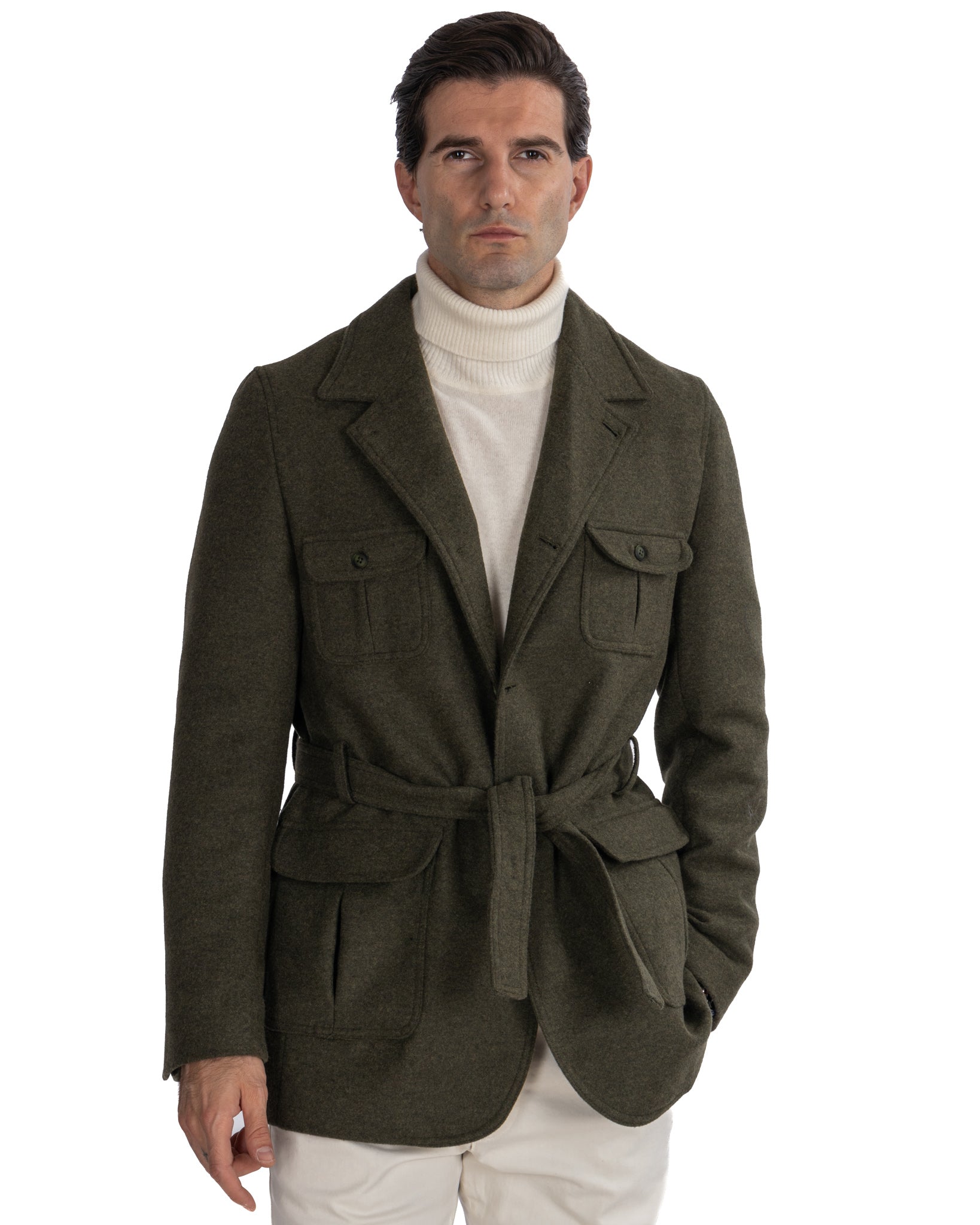 Ponente - Military wool safari jacket