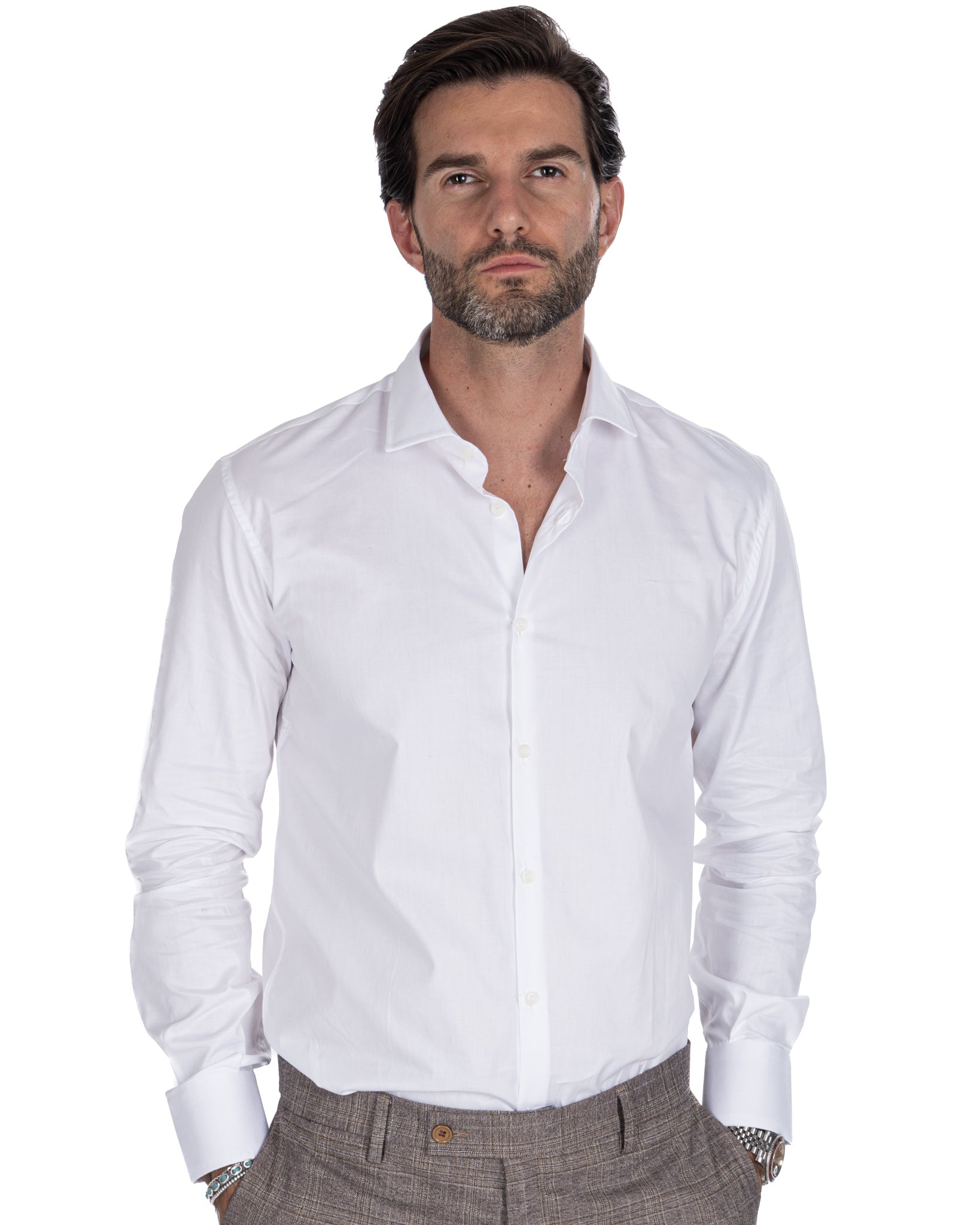 Desert - white twill shirt