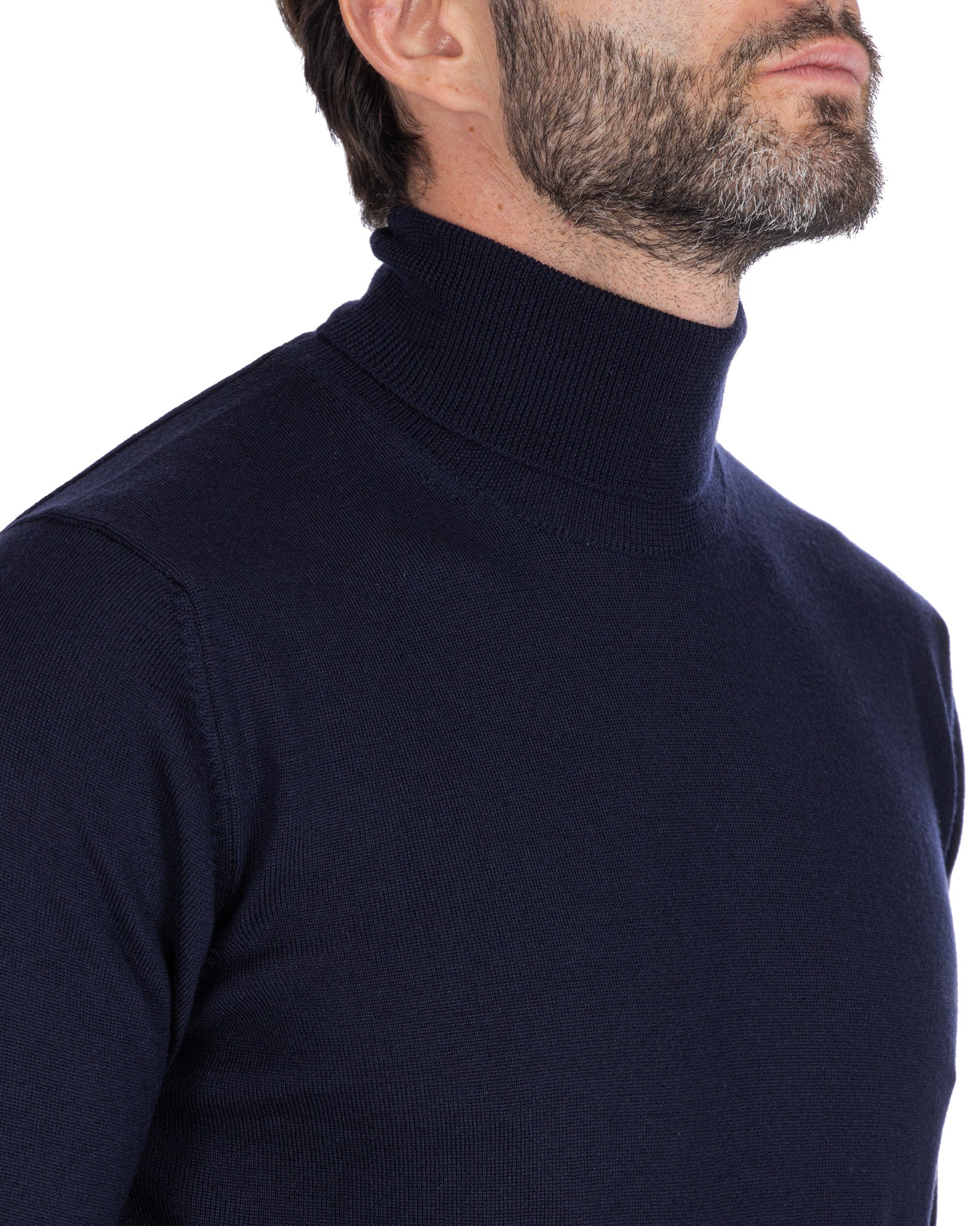 Dolcevita Vietri in lana merino Tollegno blu