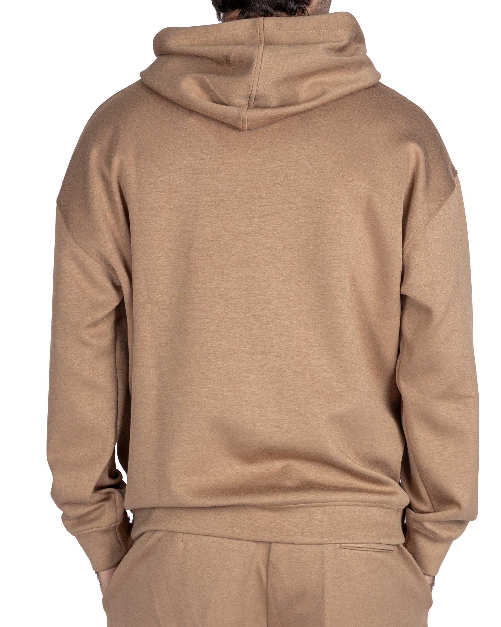Bryan - sweat à capuche camel
