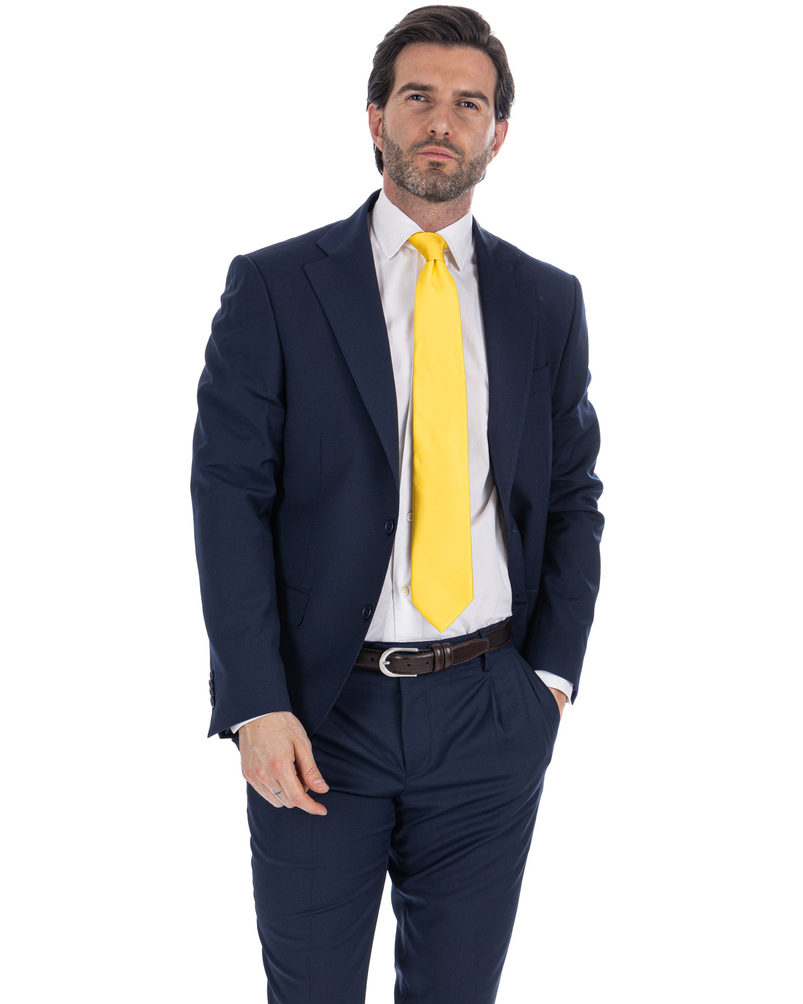 Landon - Blue Wool Blend Jacket