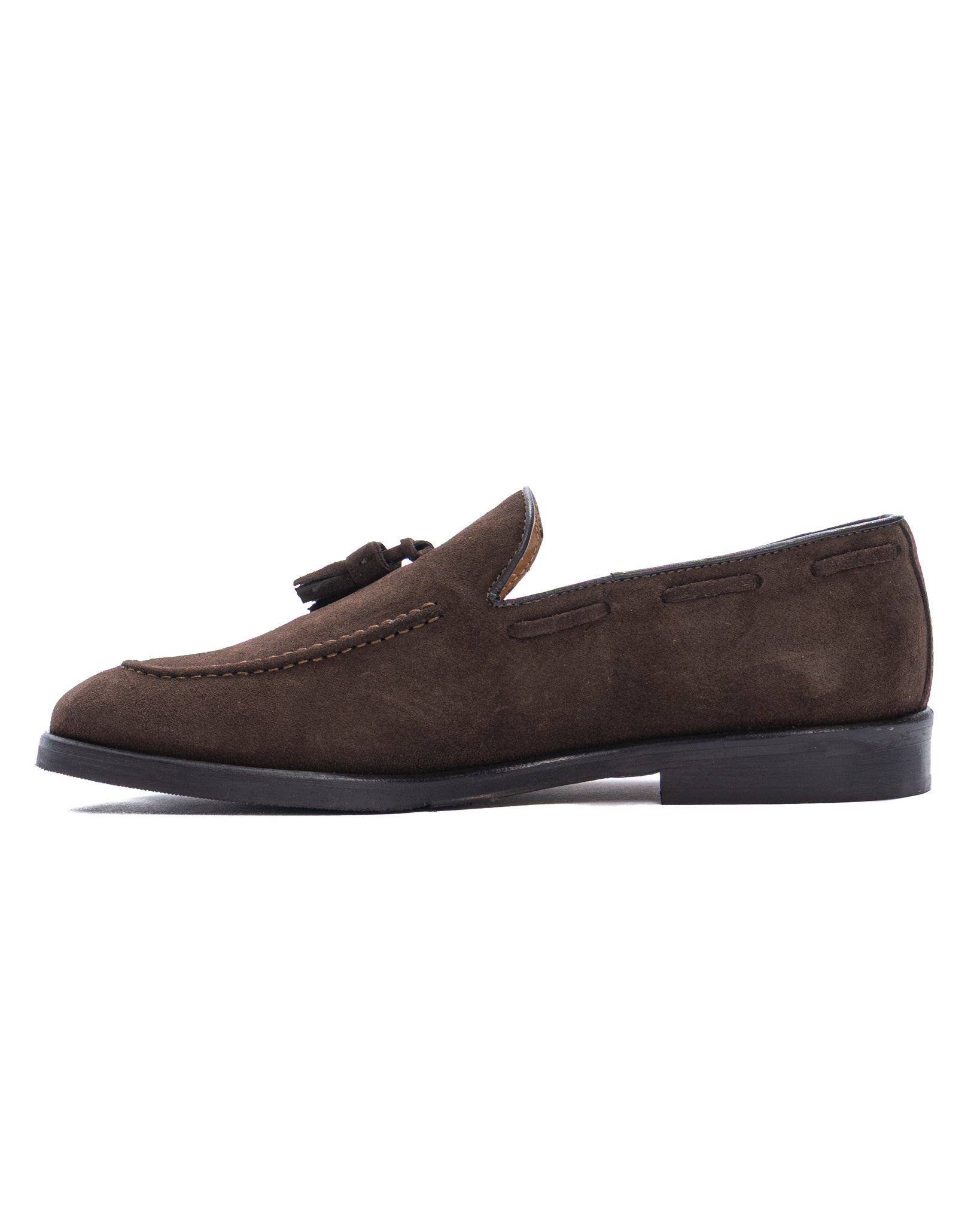 Caspar - mocassino scamosciato marrone