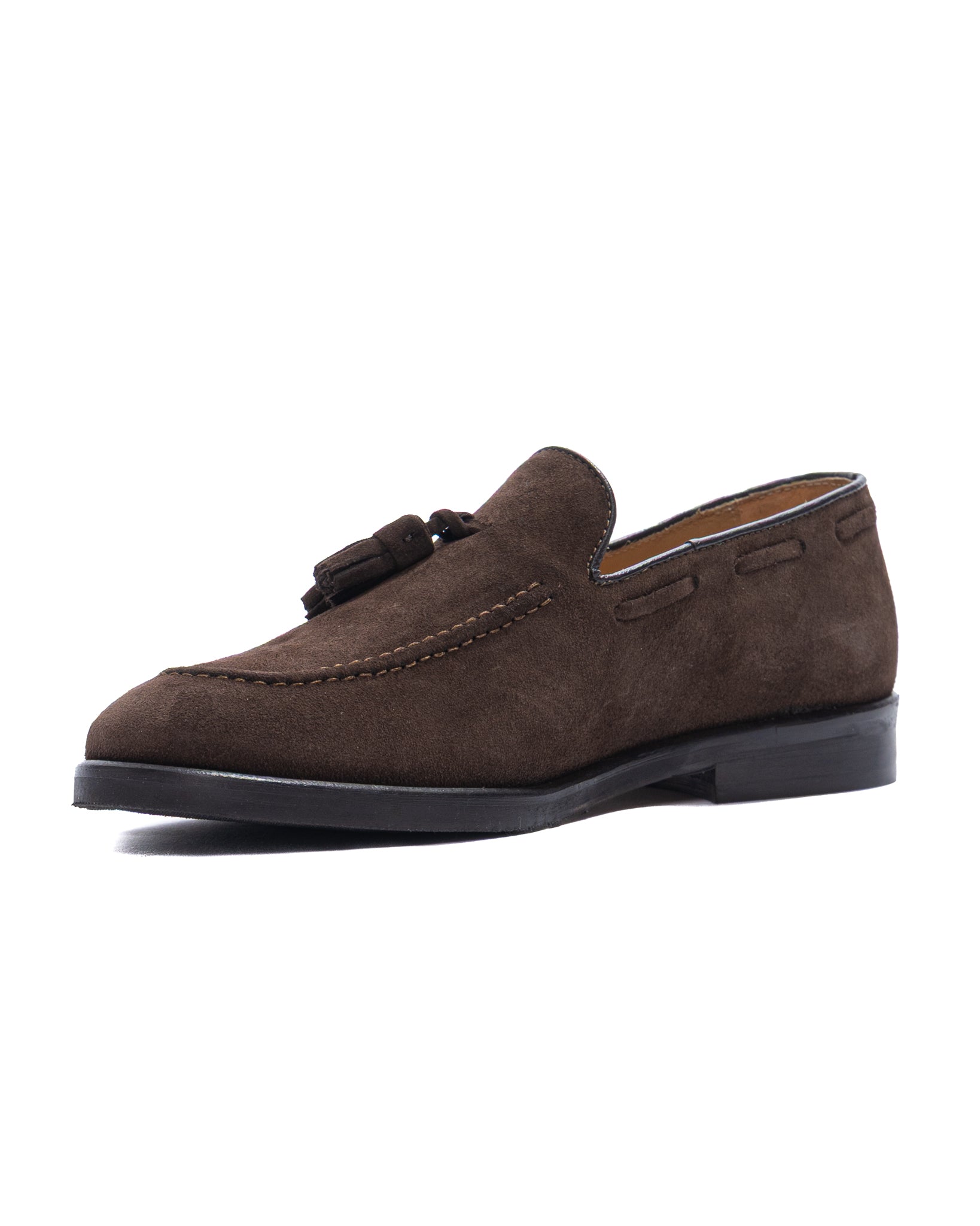 Caspar - mocassino scamosciato marrone