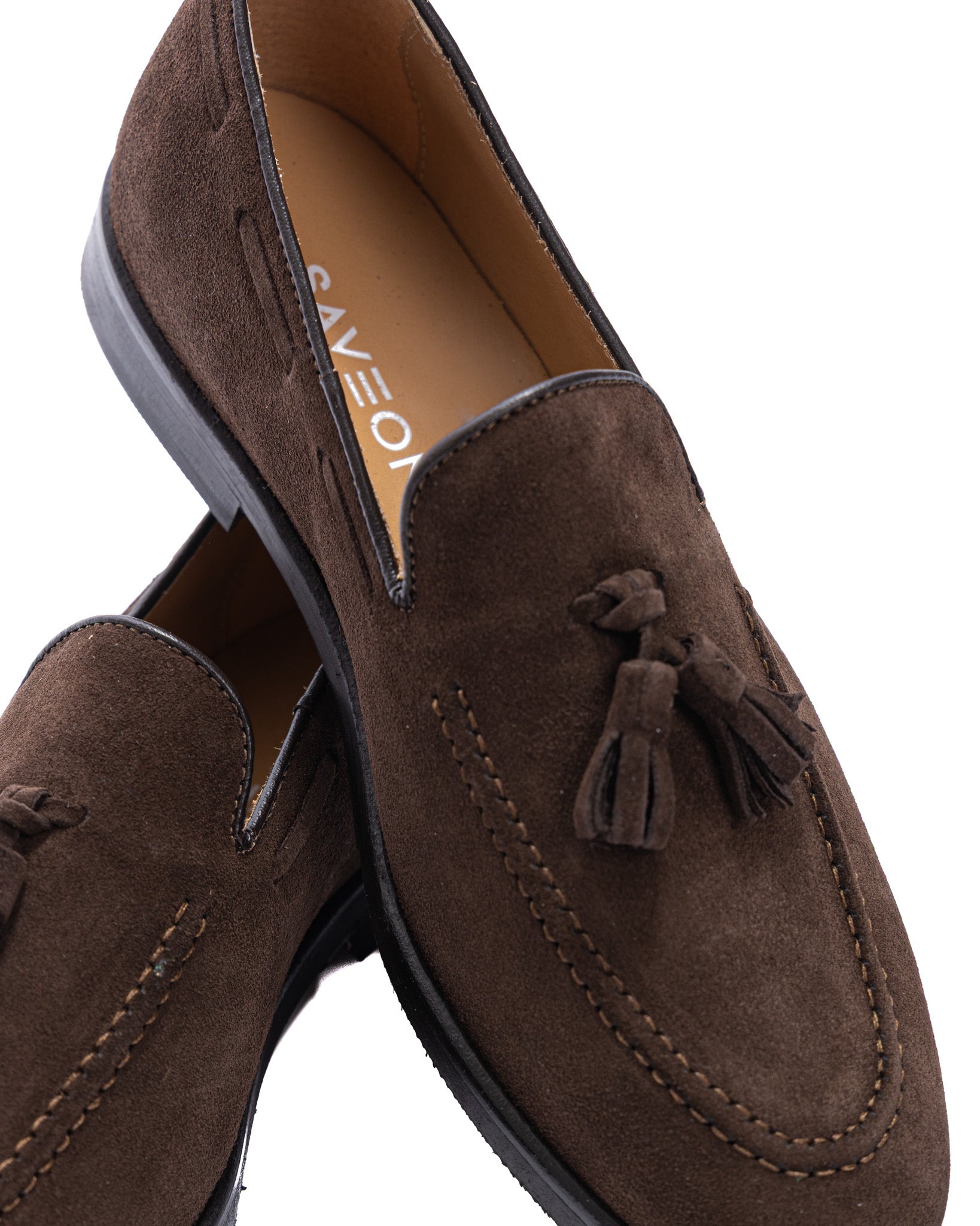Caspar - mocassino scamosciato marrone