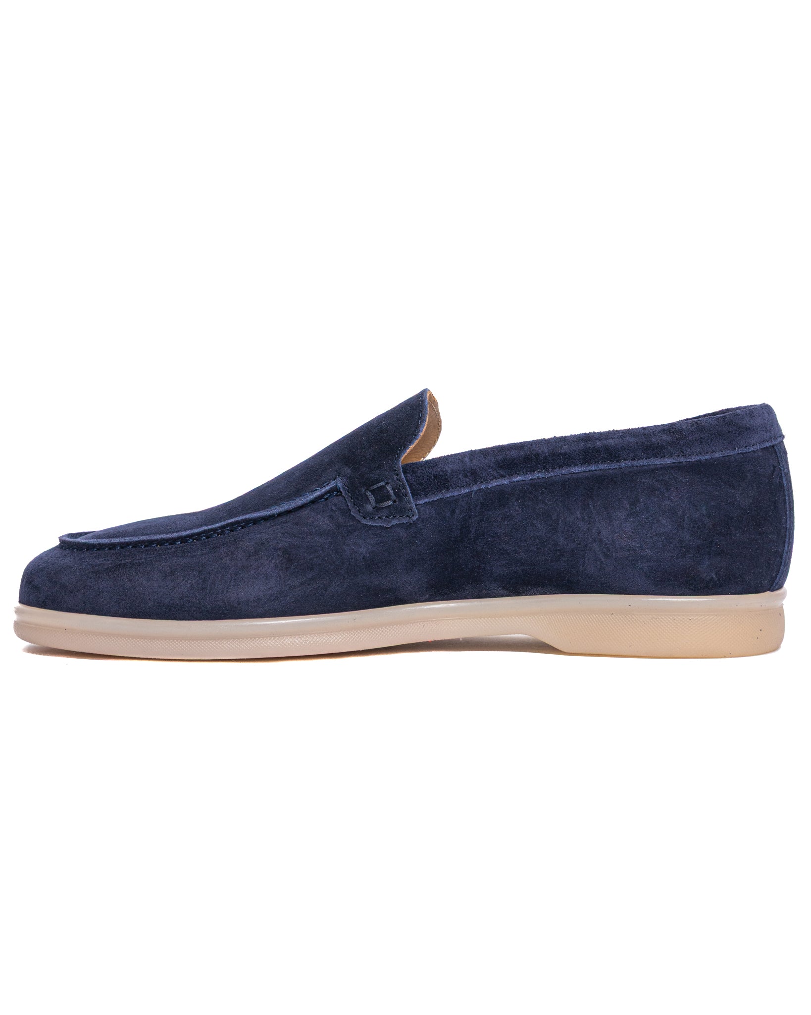 Valeri - blue suede moccasin