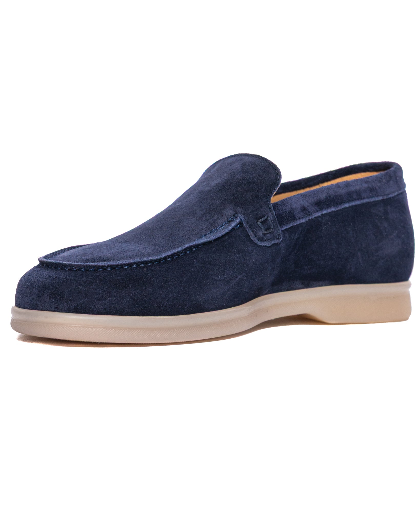 Valeri - blue suede moccasin