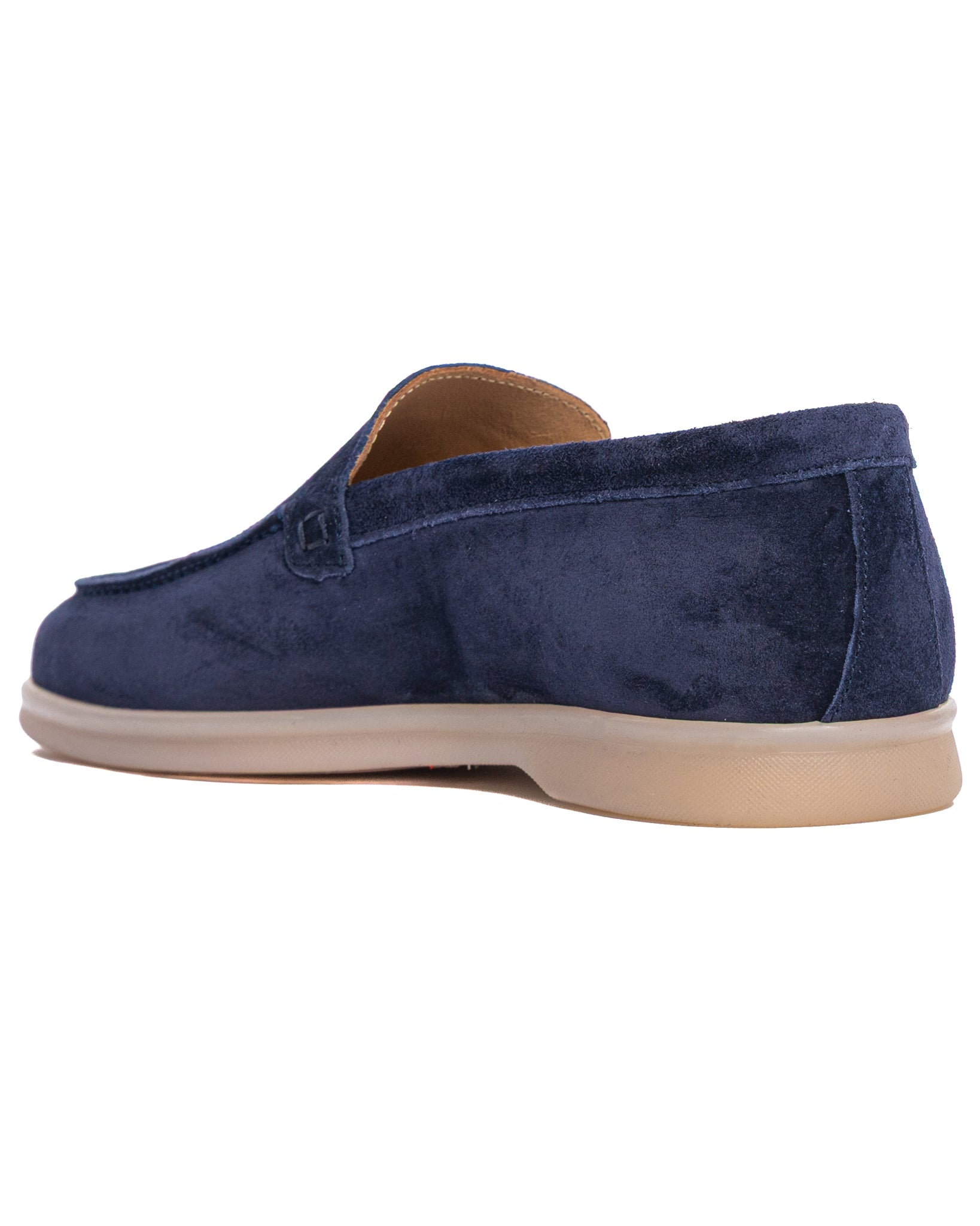 Valeri - blue suede moccasin