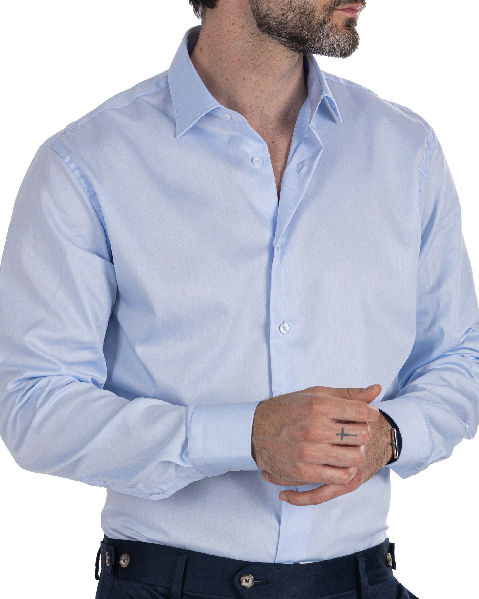 Desert - light blue twill shirt