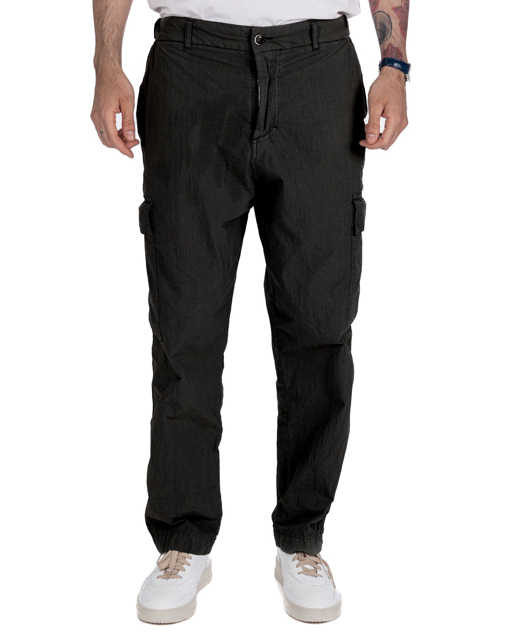 Robert - pantalon cargo blindé noir
