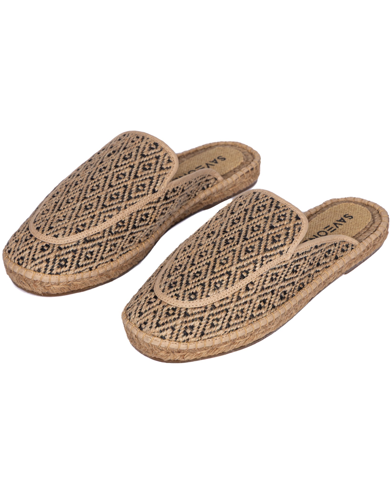 Sirolo - ethnic espadrilles mules brown
