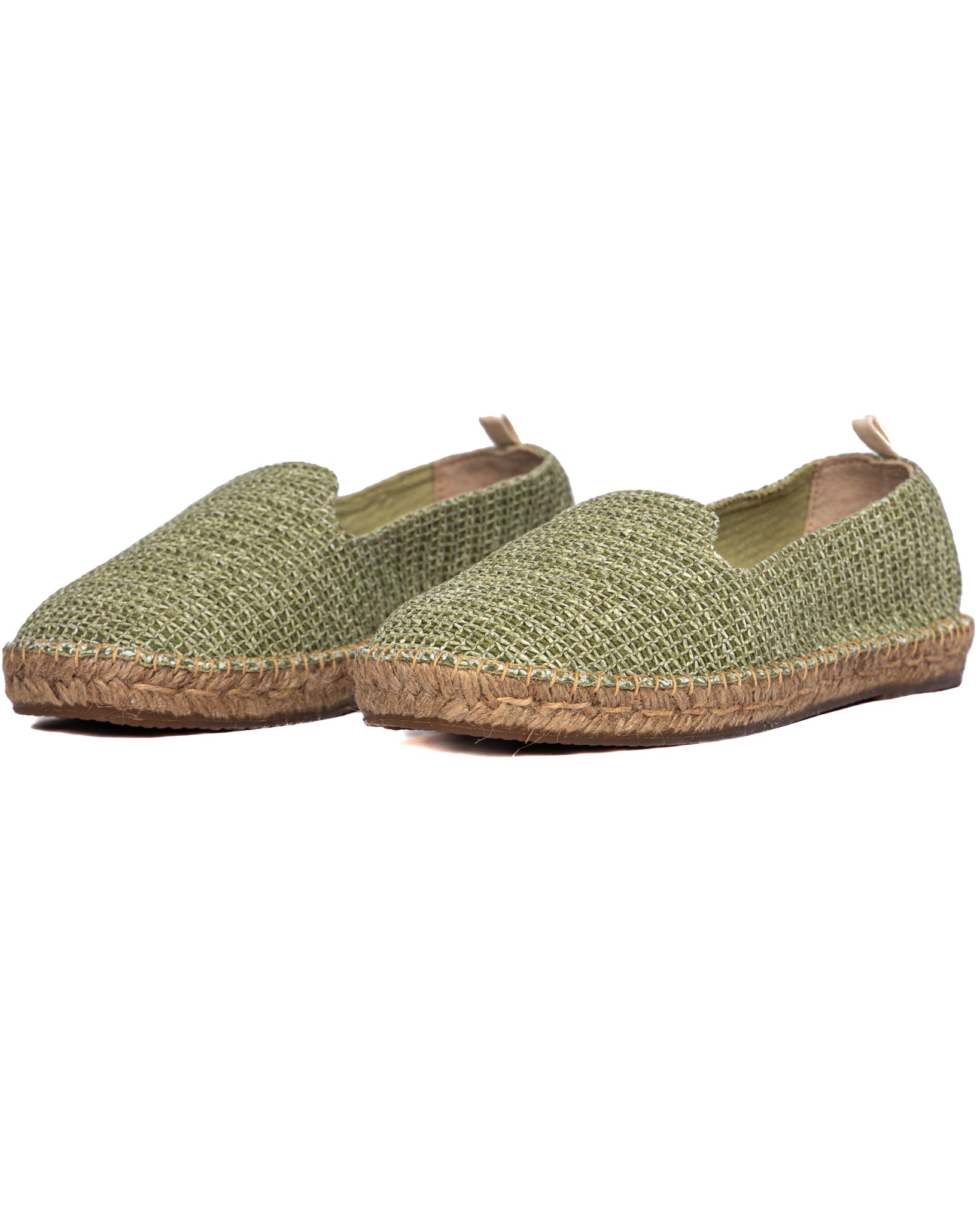 Gallipoli - espadrillas in rafia verde