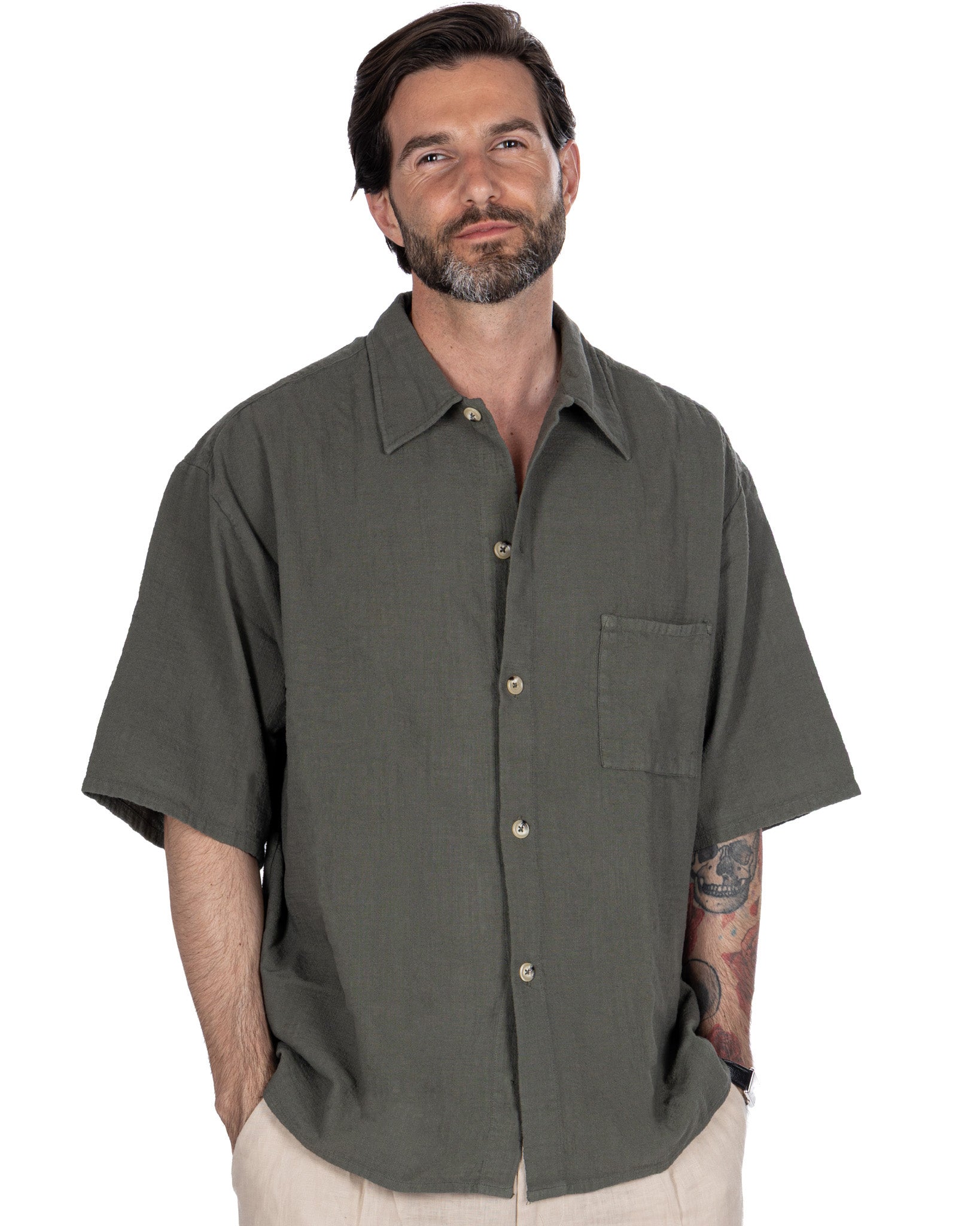 Madeira - Military Oversized Armored Shirt