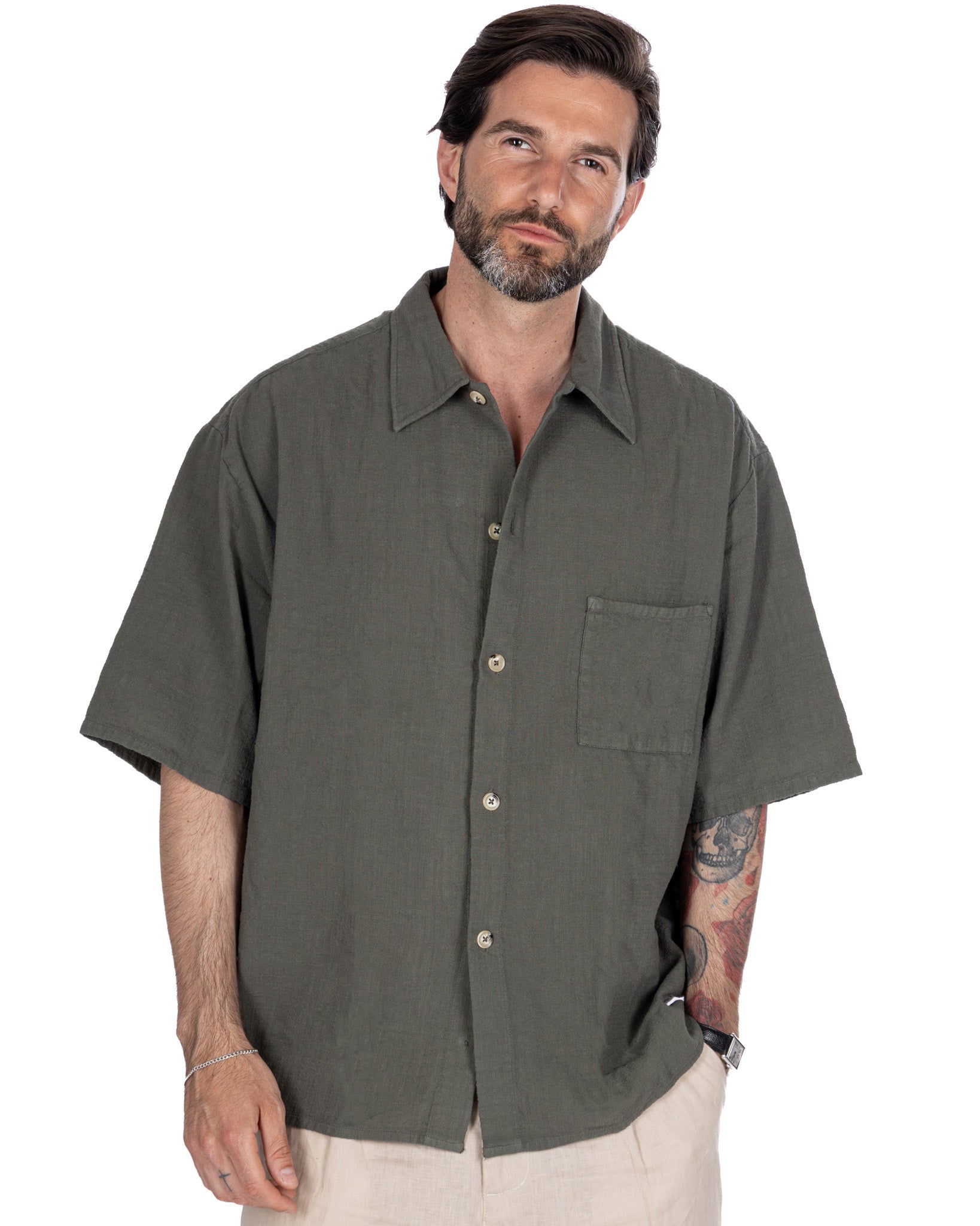 Madeira - Military Oversized Armored Shirt