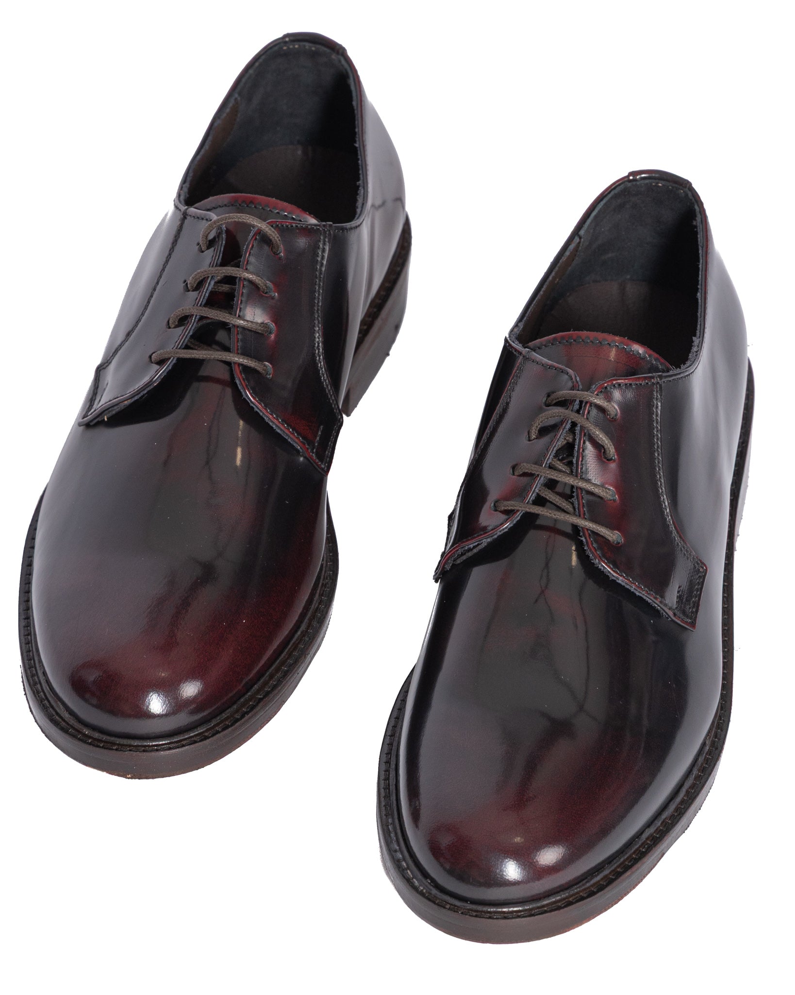 Derby Edgar in pelle bordeaux