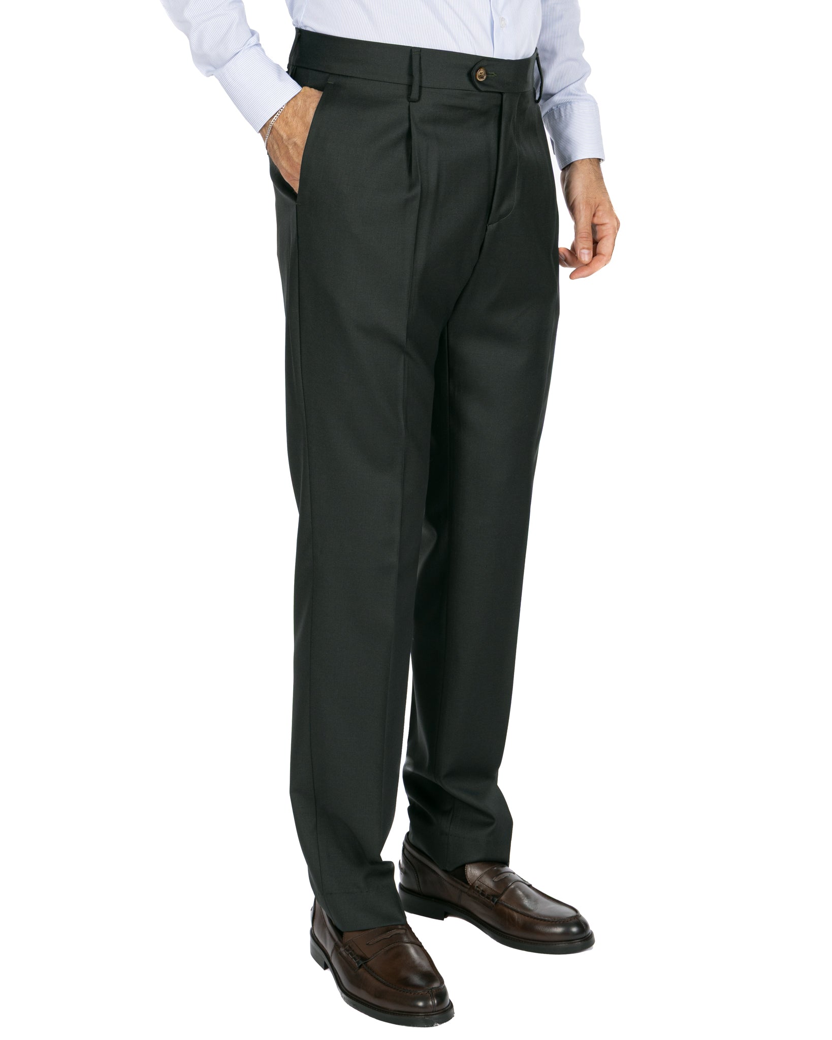 Pantalone Staten in lana Canonico militare