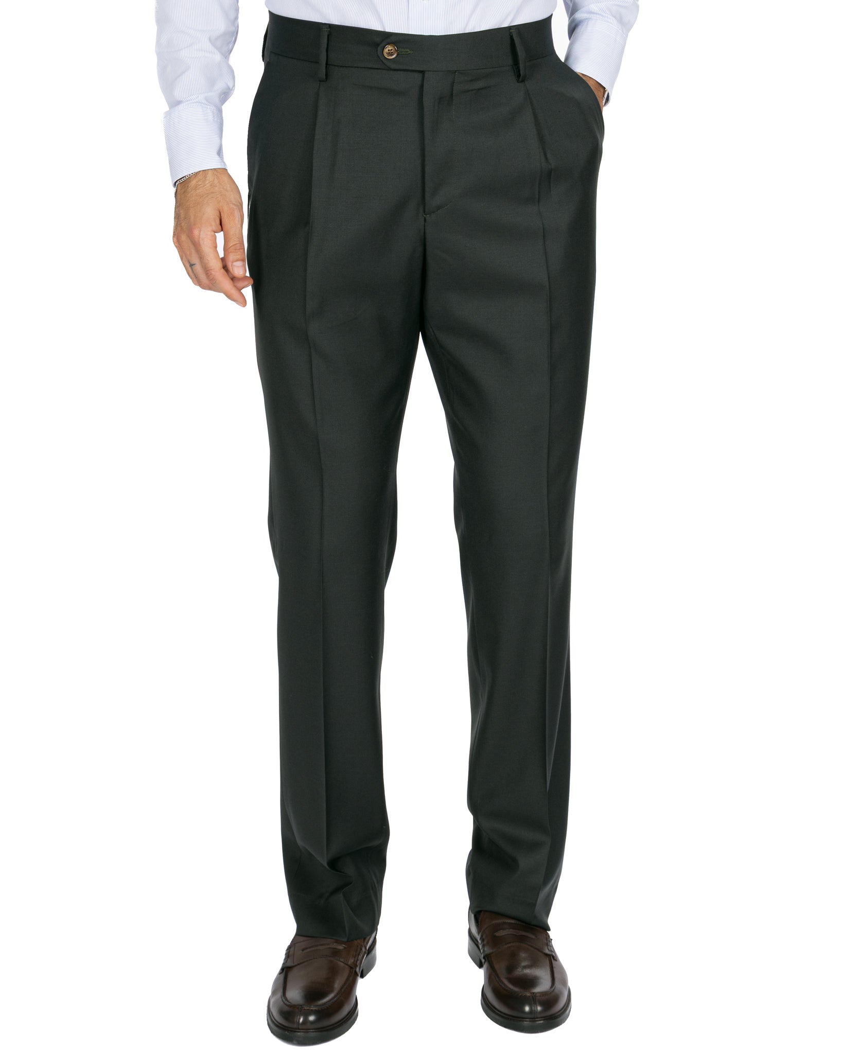 Pantalone Staten in lana Canonico militare